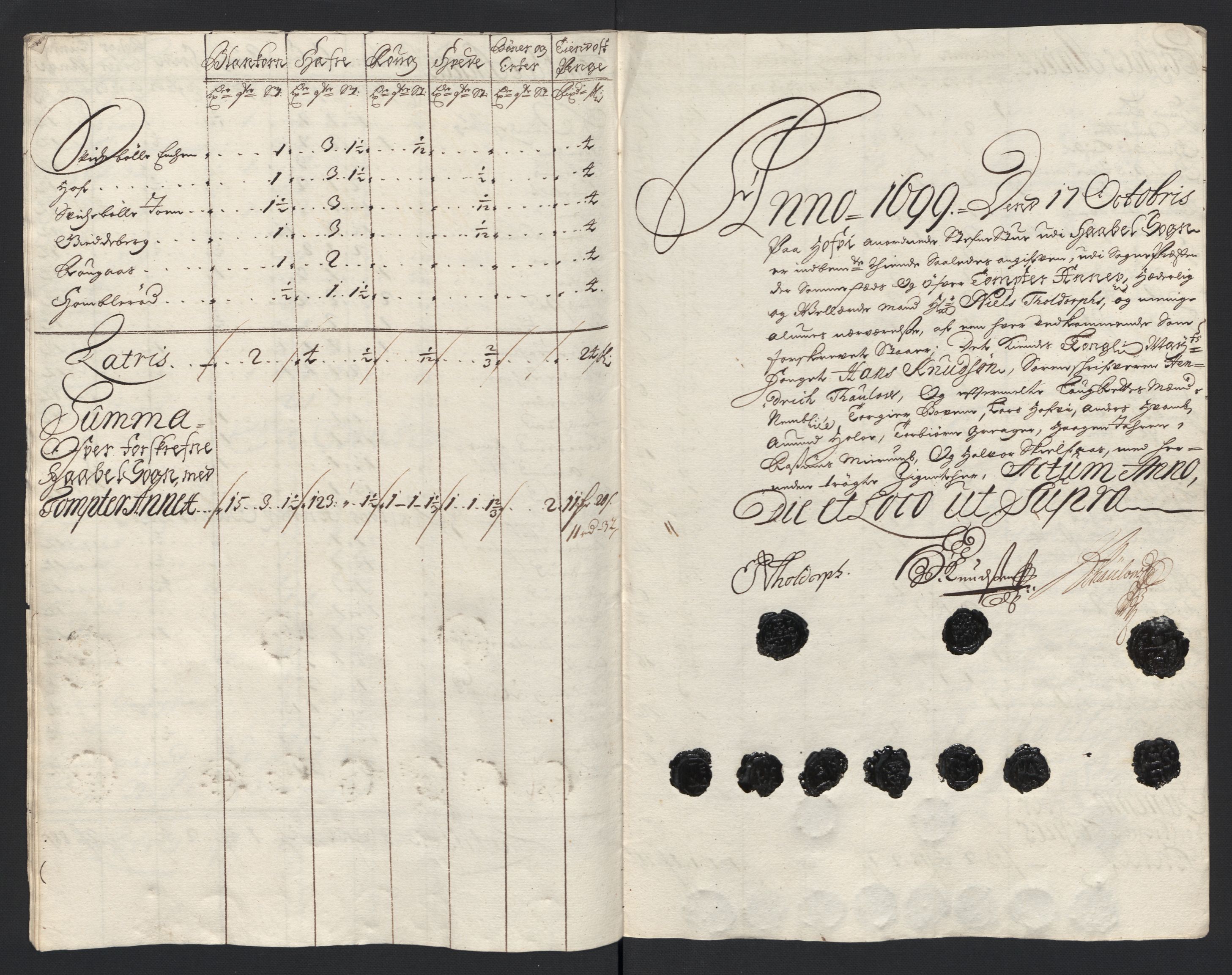 Rentekammeret inntil 1814, Reviderte regnskaper, Fogderegnskap, AV/RA-EA-4092/R04/L0128: Fogderegnskap Moss, Onsøy, Tune, Veme og Åbygge, 1699, p. 283