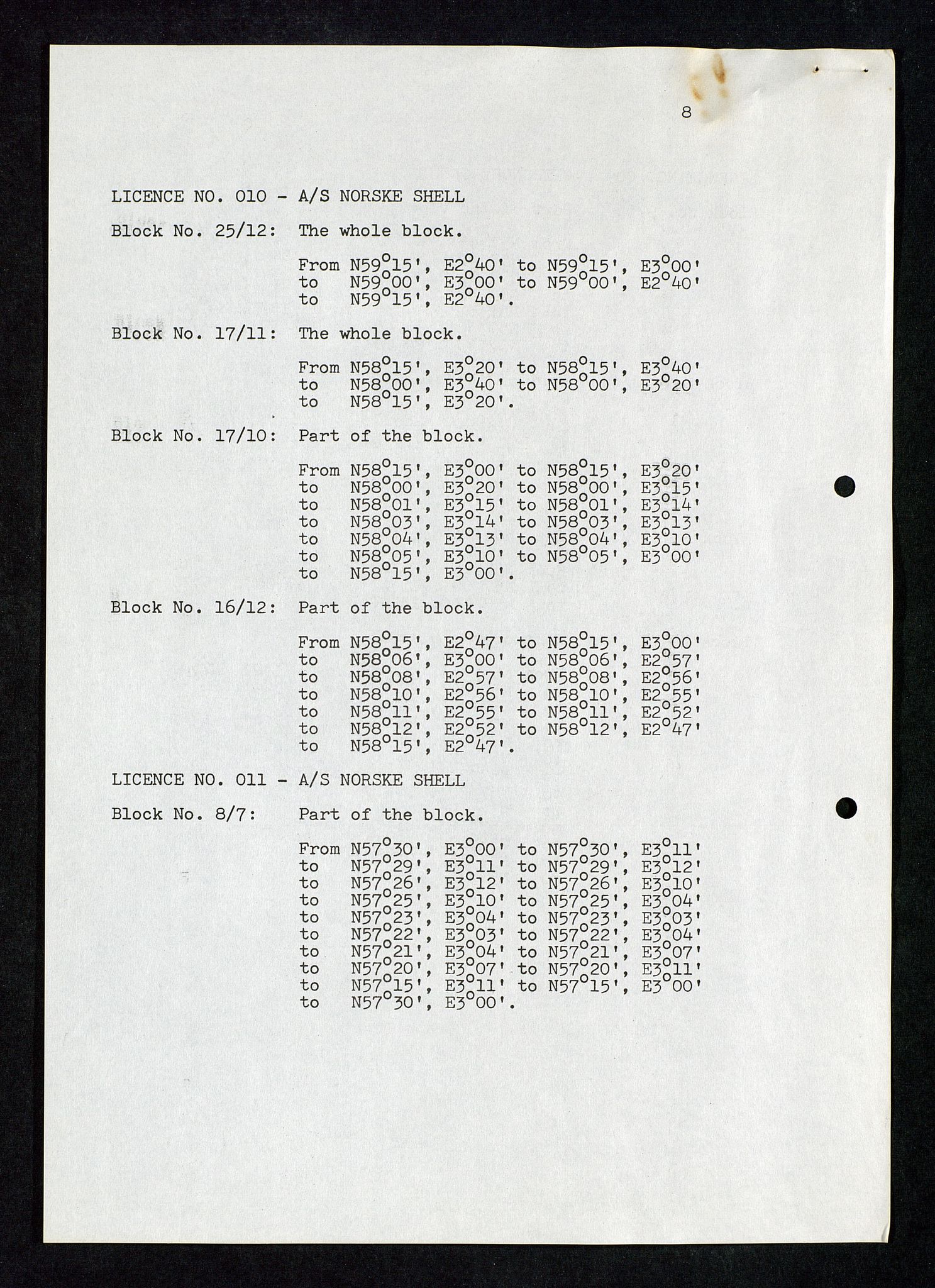 Industridepartementet, Oljekontoret, AV/SAST-A-101348/Da/L0004: Arkivnøkkel 711 - 712 Utvinningstillatelser, 1970-1971, p. 543