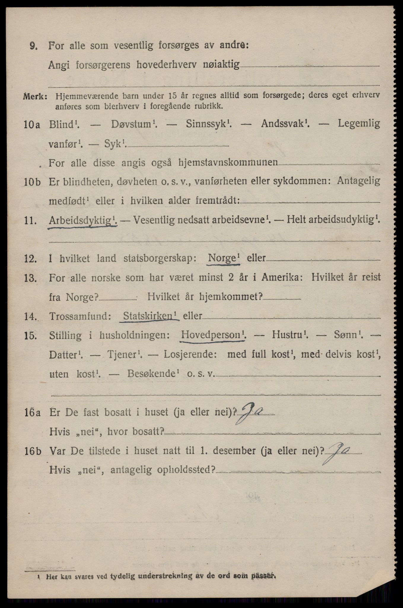 SAST, 1920 census for Vats, 1920, p. 1446