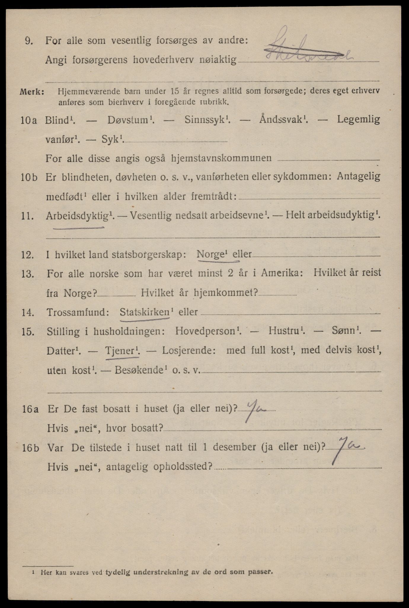 SAST, 1920 census for Haugesund, 1920, p. 12780