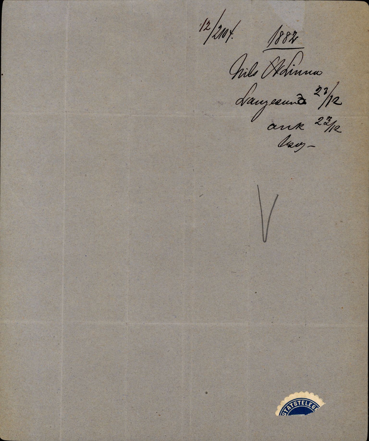 Pa 63 - Østlandske skibsassuranceforening, VEMU/A-1079/G/Ga/L0015/0013: Havaridokumenter / Venice, Isbjørn, Varnæs, Valkyrien, 1882, p. 49