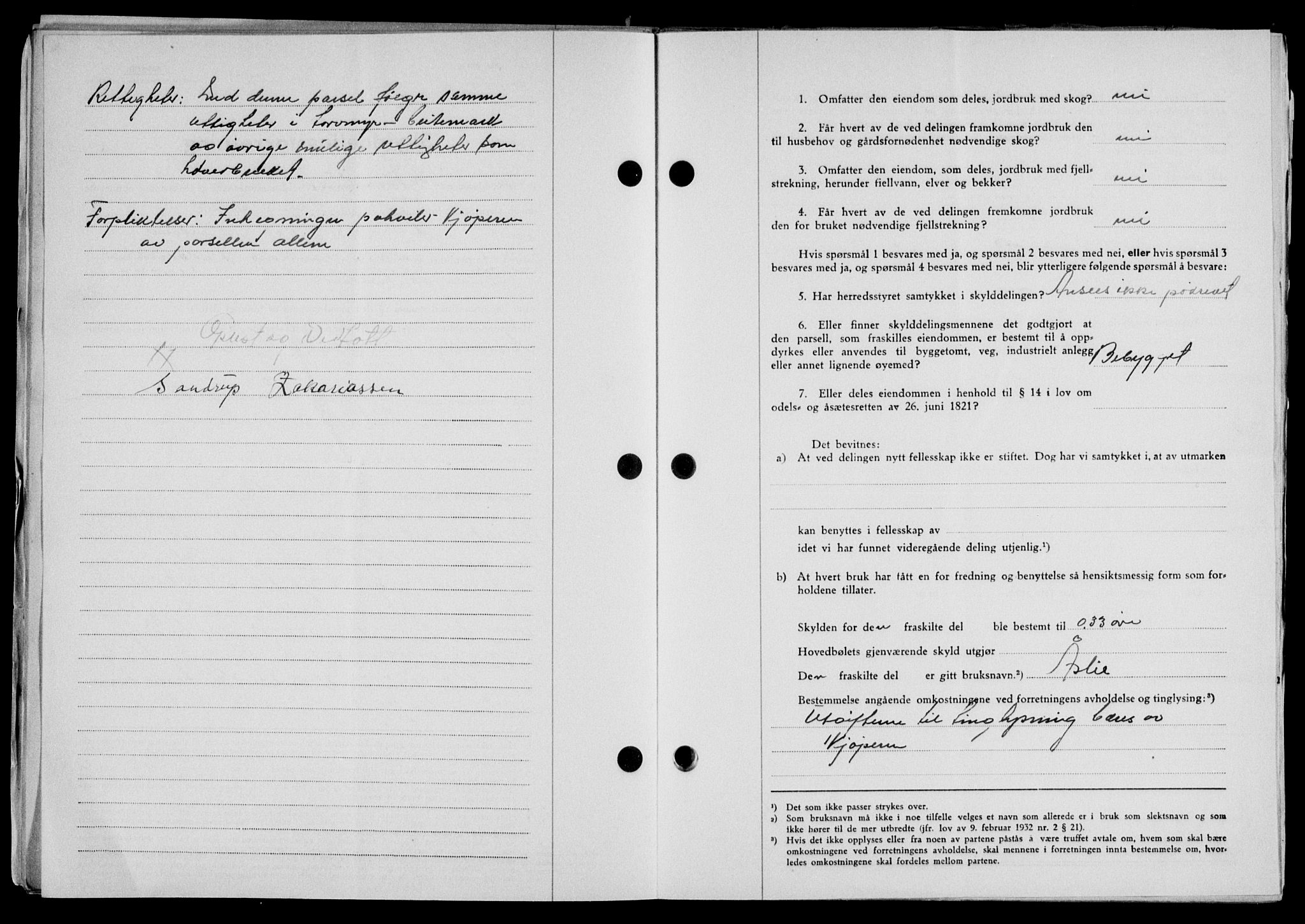 Lofoten sorenskriveri, SAT/A-0017/1/2/2C/L0017a: Mortgage book no. 17a, 1947-1948, Diary no: : 1990/1947