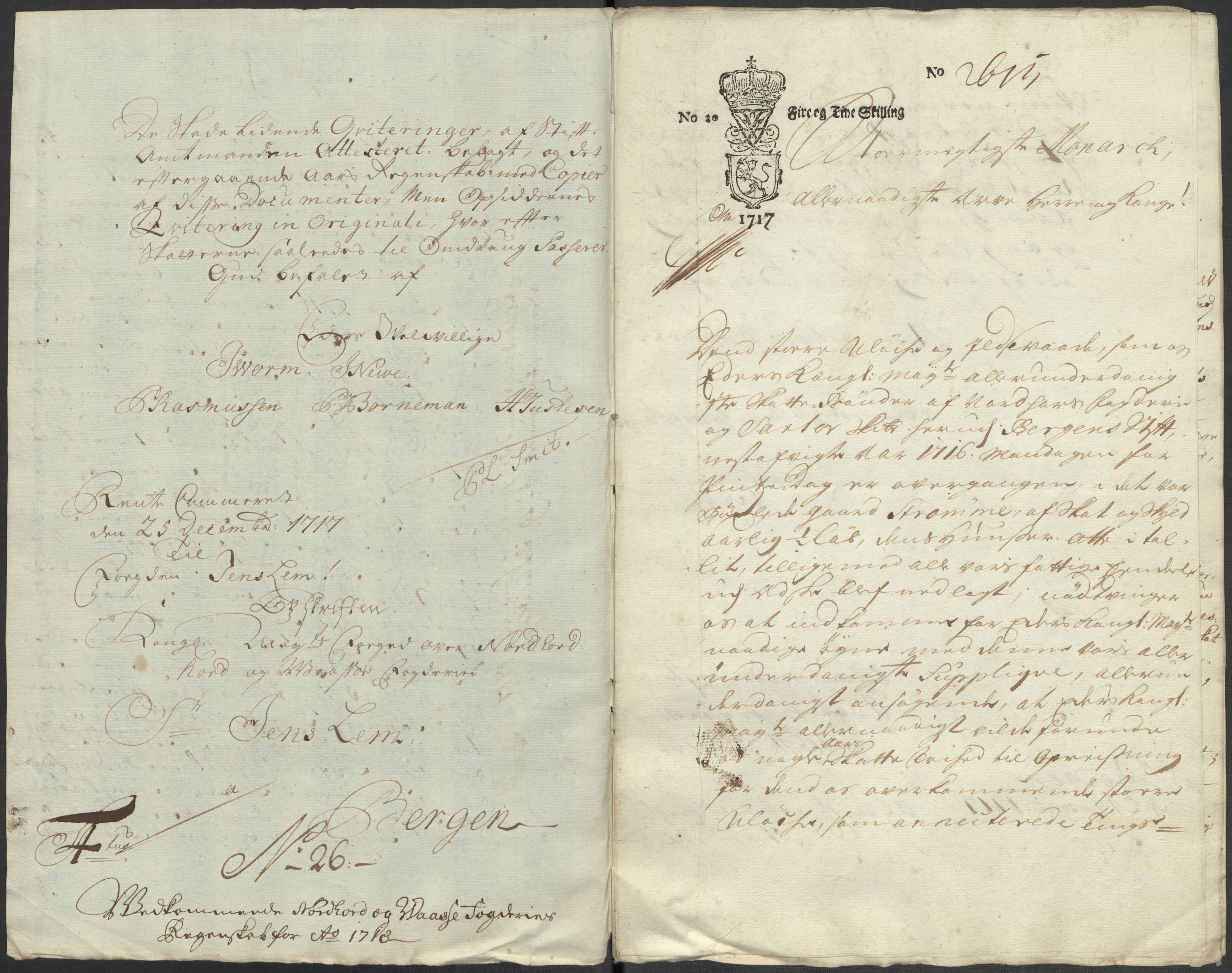 Rentekammeret inntil 1814, Reviderte regnskaper, Fogderegnskap, AV/RA-EA-4092/R51/L3202: Fogderegnskap Nordhordland og Voss, 1718, p. 139