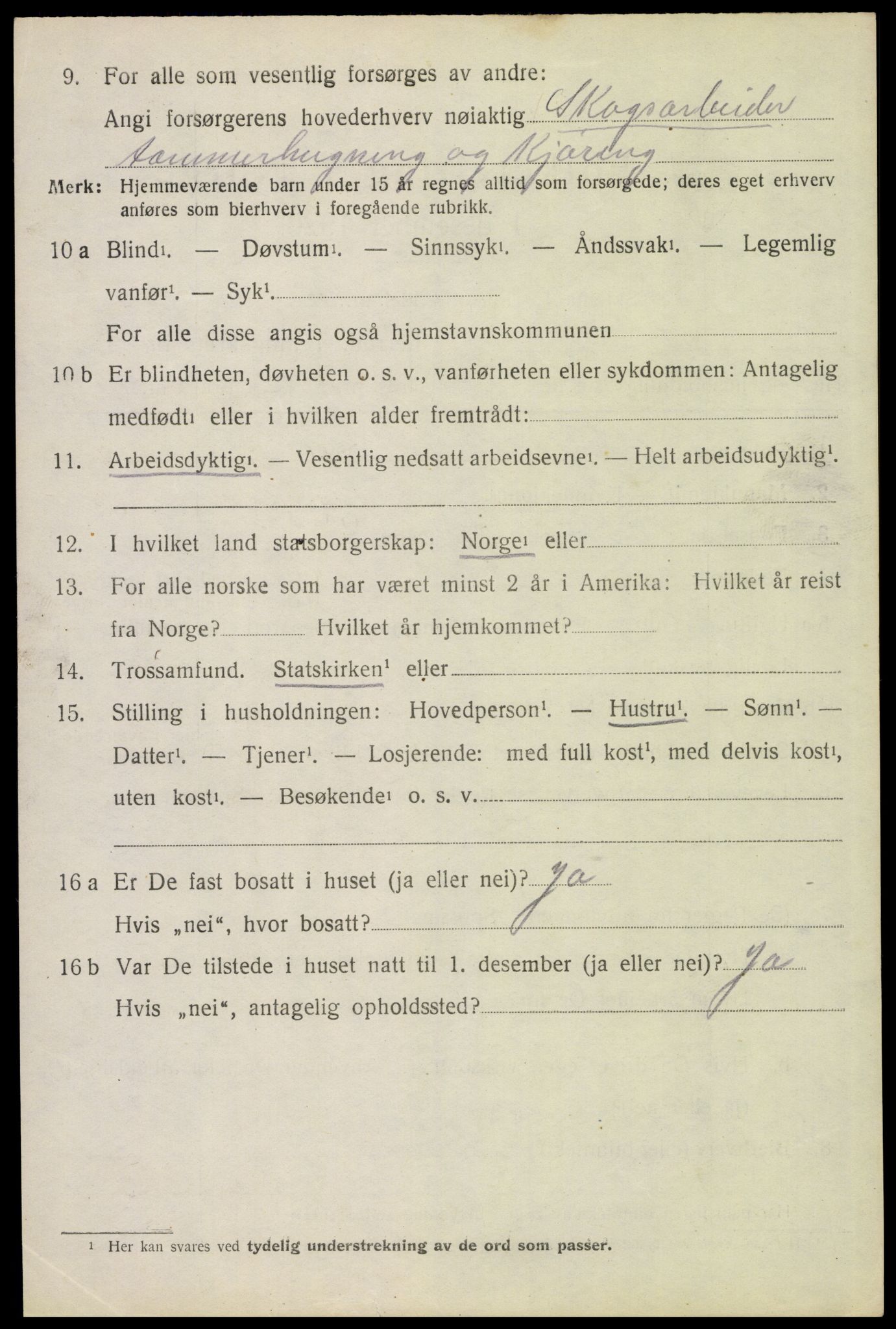 SAH, 1920 census for Brandval, 1920, p. 7321