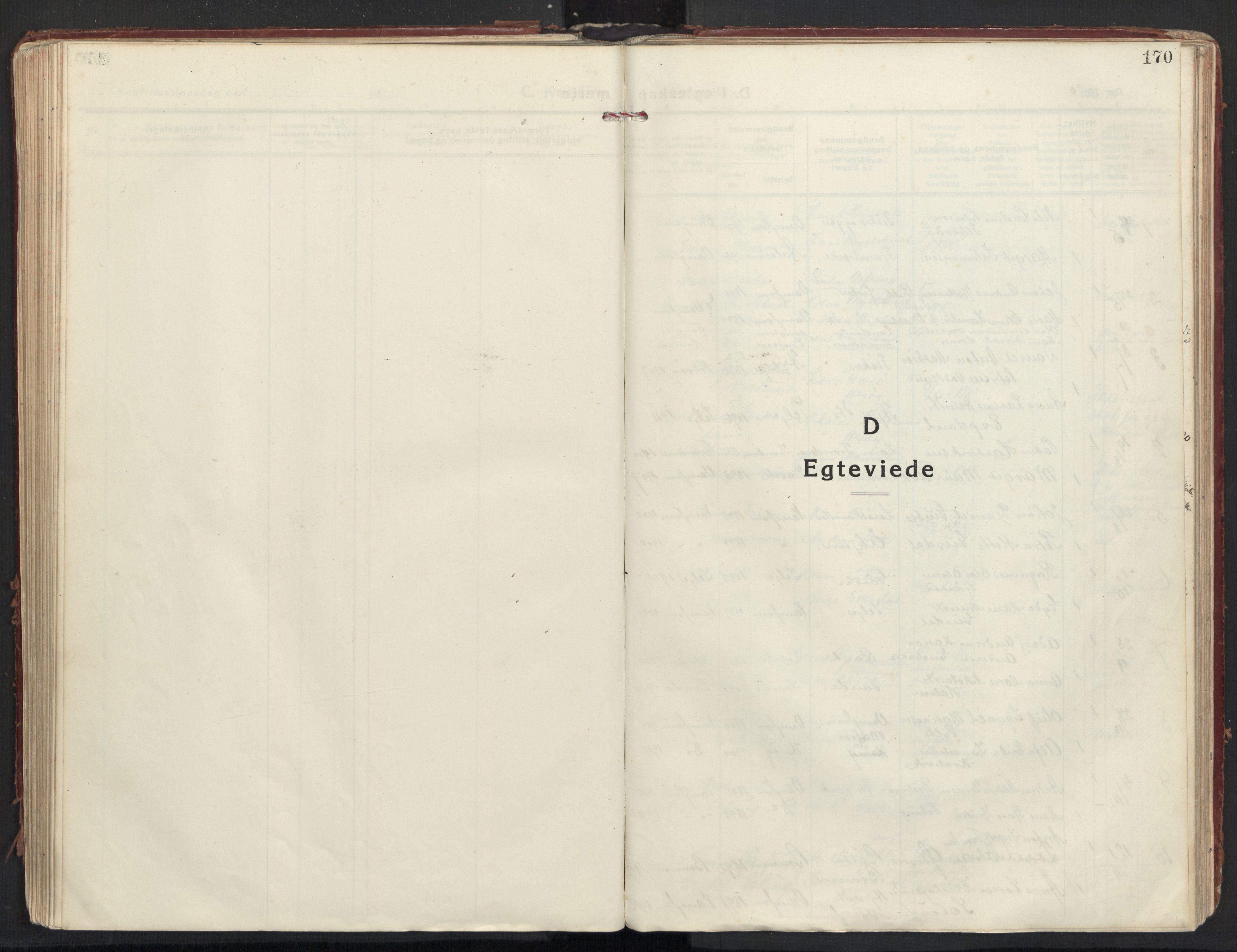 Ministerialprotokoller, klokkerbøker og fødselsregistre - Møre og Romsdal, SAT/A-1454/501/L0012: Parish register (official) no. 501A12, 1920-1946, p. 170