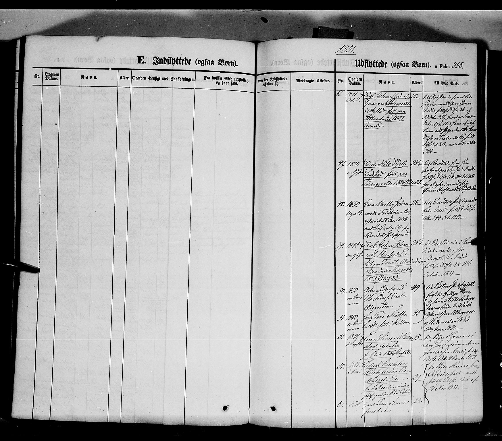 Stange prestekontor, AV/SAH-PREST-002/K/L0011: Parish register (official) no. 11, 1846-1852, p. 365