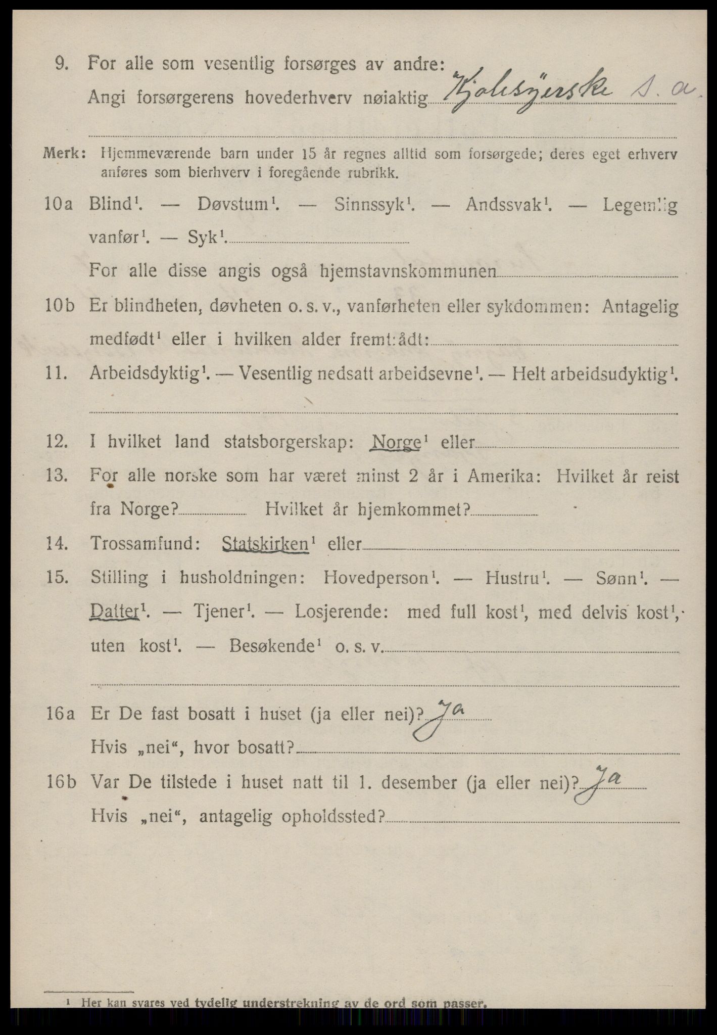 SAT, 1920 census for Surnadal, 1920, p. 5400