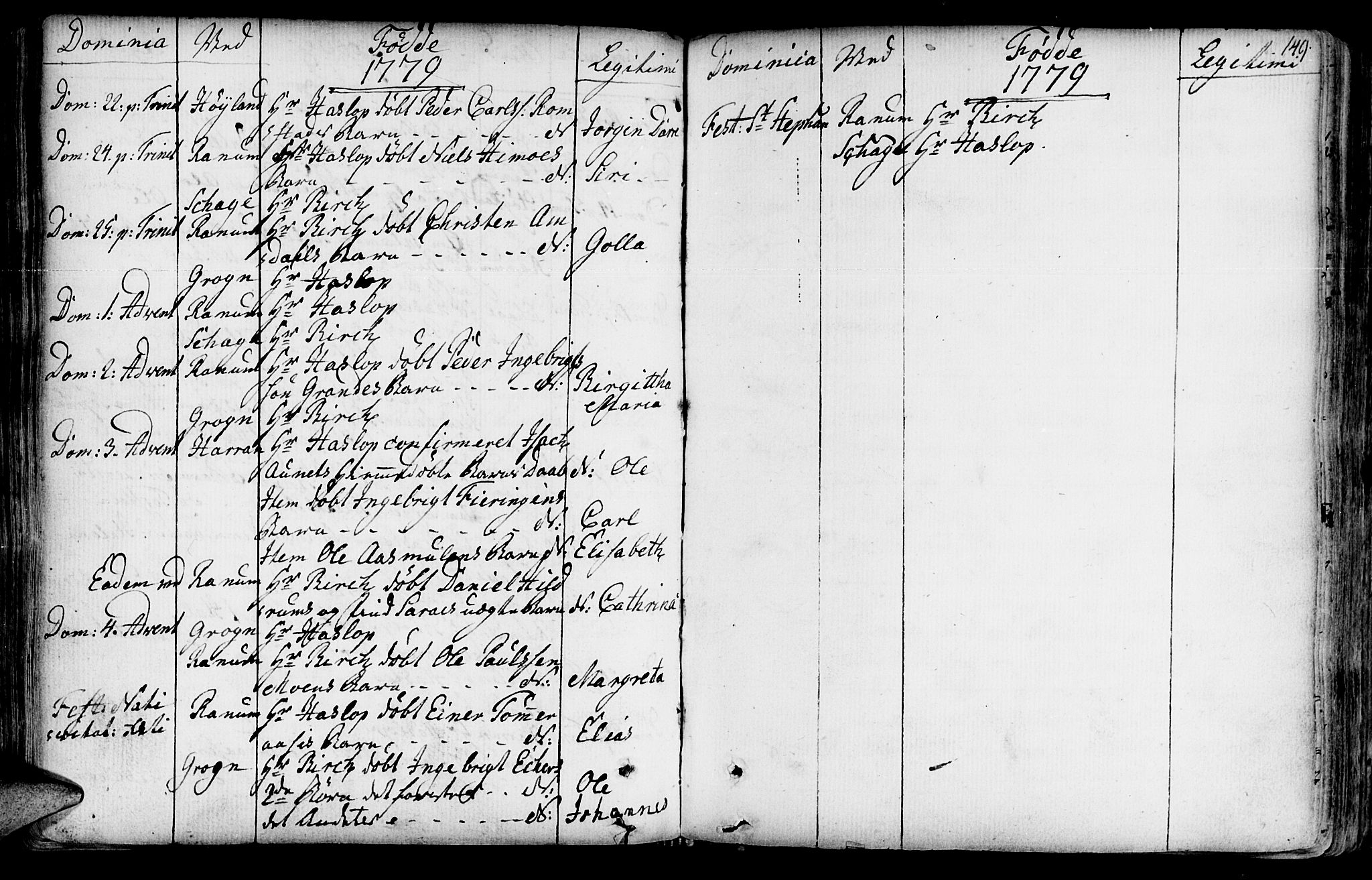 Ministerialprotokoller, klokkerbøker og fødselsregistre - Nord-Trøndelag, SAT/A-1458/764/L0542: Parish register (official) no. 764A02, 1748-1779, p. 149