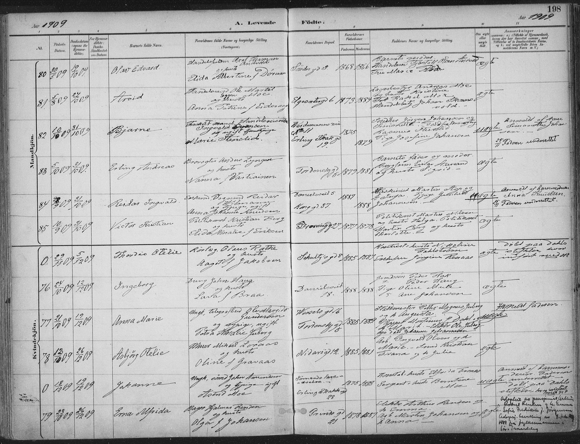 Ministerialprotokoller, klokkerbøker og fødselsregistre - Sør-Trøndelag, AV/SAT-A-1456/601/L0062: Parish register (official) no. 601A30, 1891-1911, p. 198