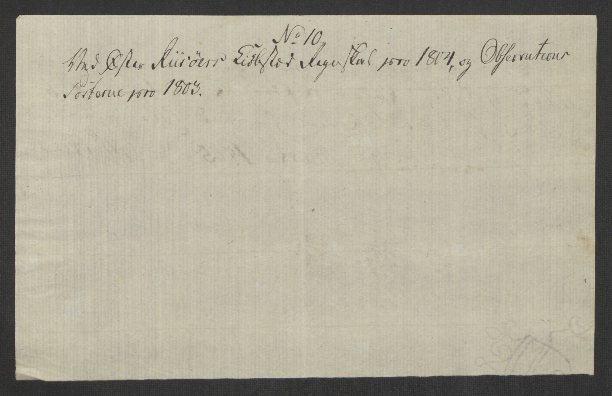 Danske Kanselli 1800-1814, AV/RA-EA-3024/K/Kk/Kka/Kkac/L0236: Kjøpstadregnskap Øster Risør, 1801-1804, p. 874