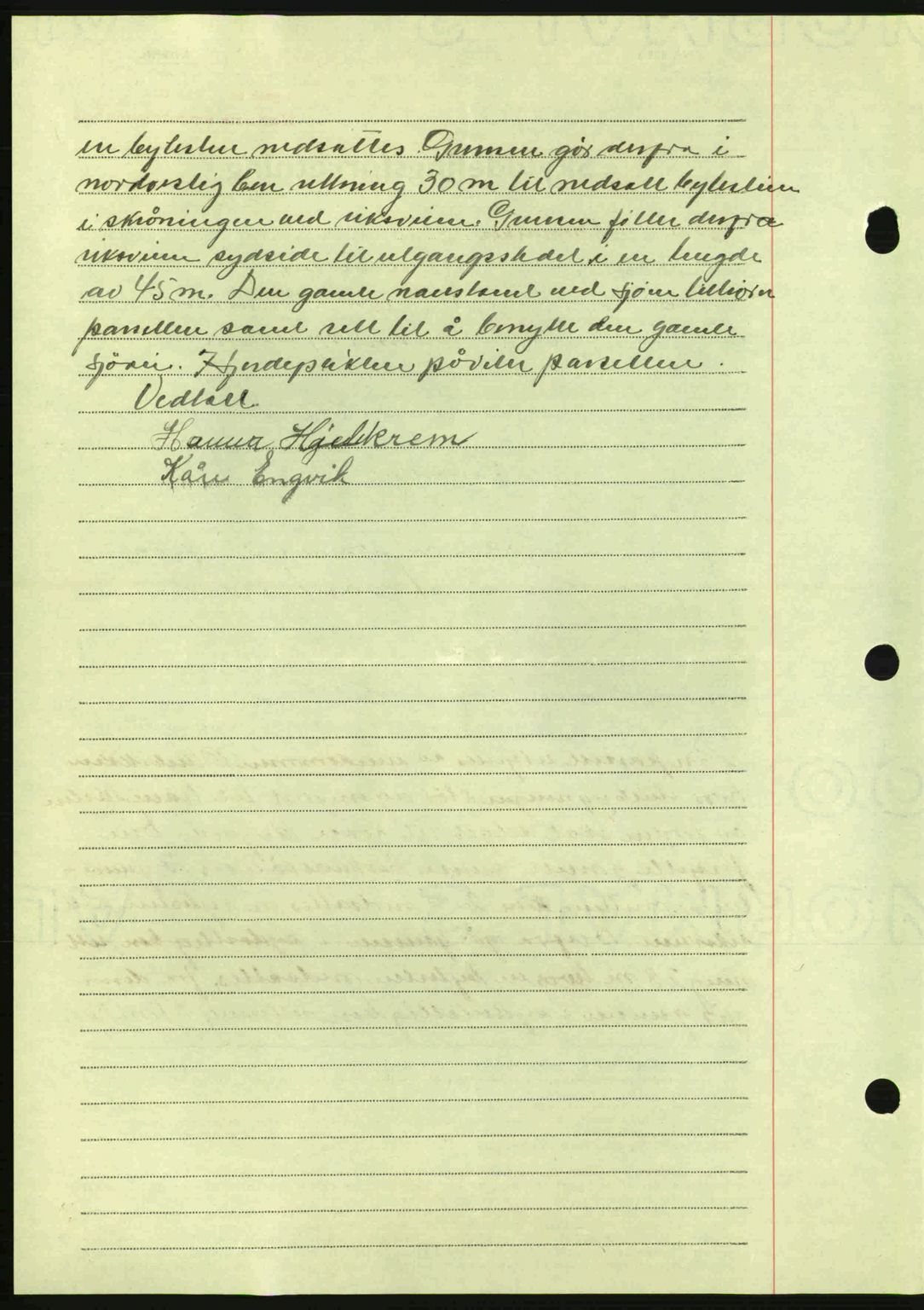 Nordmøre sorenskriveri, AV/SAT-A-4132/1/2/2Ca: Mortgage book no. A100a, 1945-1945, Diary no: : 1426/1945