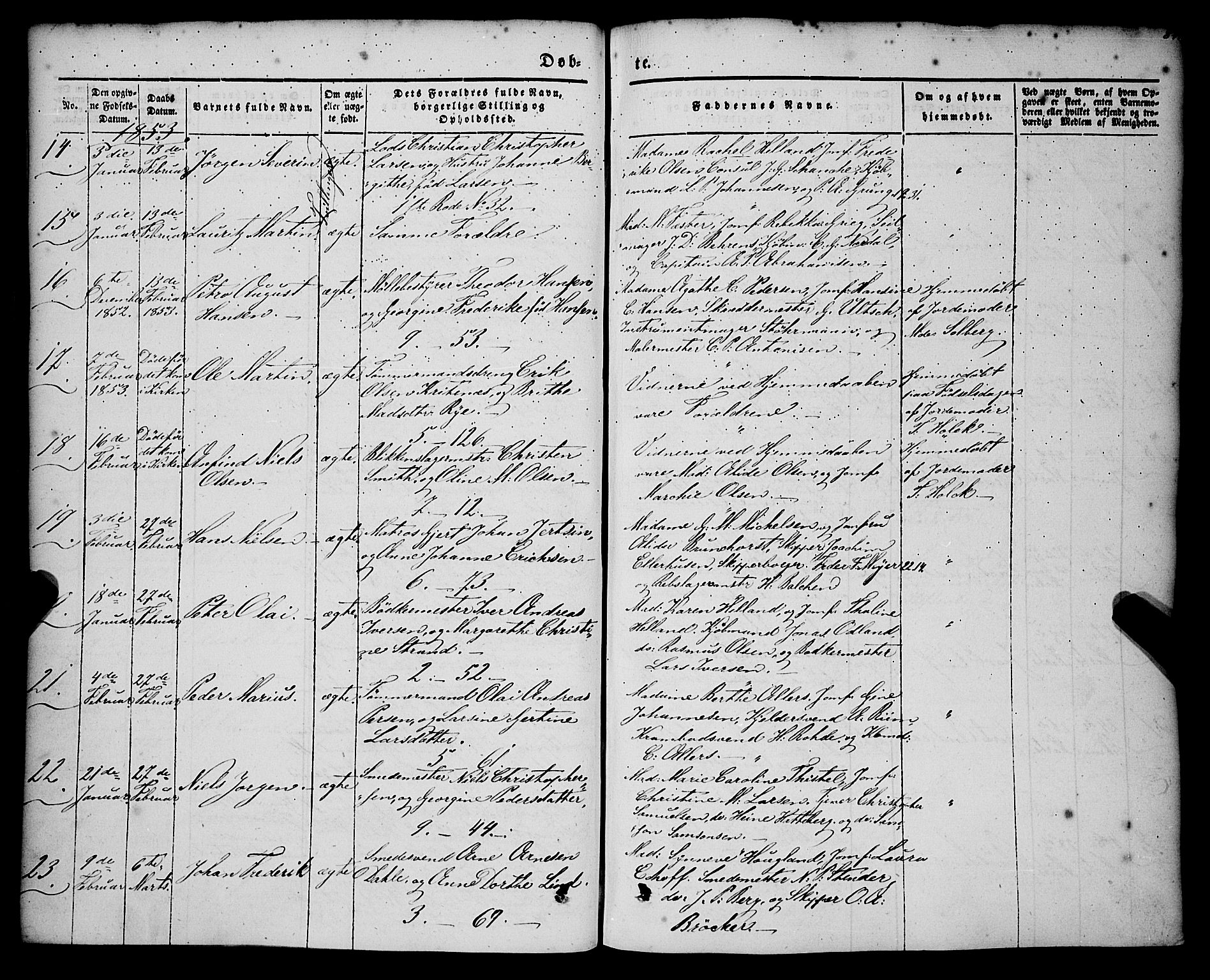 Nykirken Sokneprestembete, AV/SAB-A-77101/H/Haa/L0014: Parish register (official) no. B 1, 1844-1858, p. 81