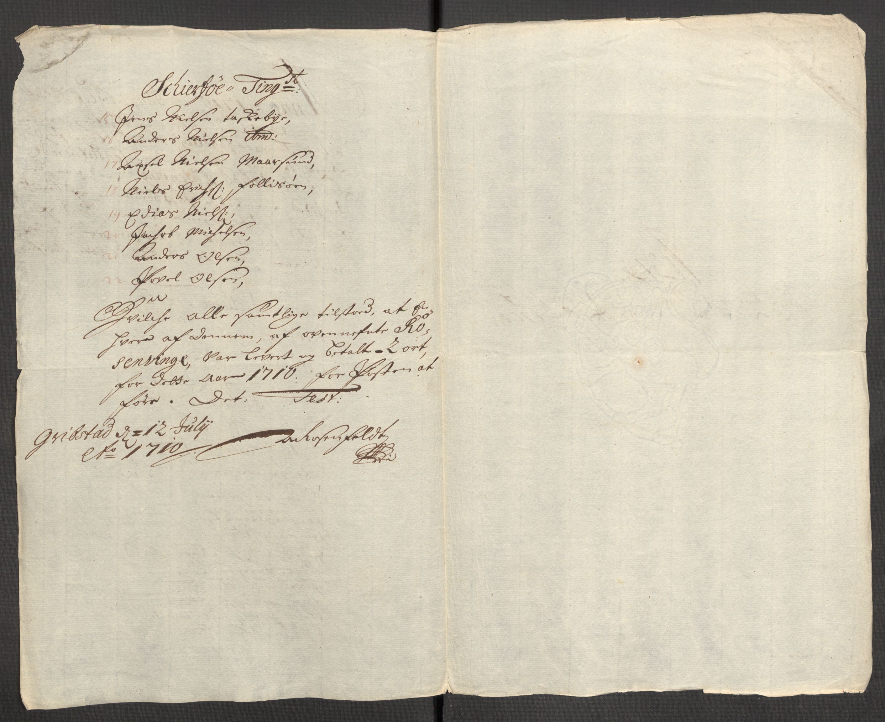 Rentekammeret inntil 1814, Reviderte regnskaper, Fogderegnskap, AV/RA-EA-4092/R68/L4757: Fogderegnskap Senja og Troms, 1708-1710, p. 298