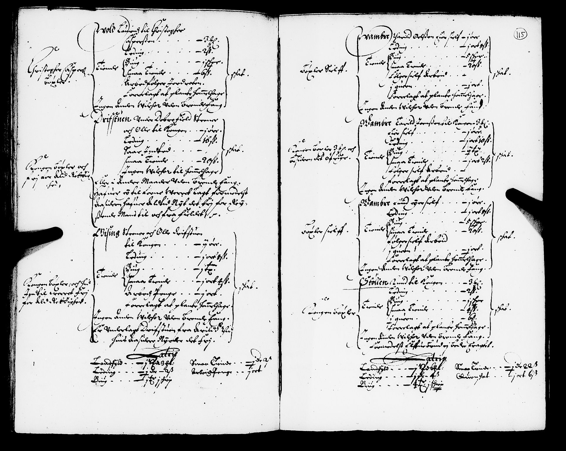 Rentekammeret inntil 1814, Realistisk ordnet avdeling, AV/RA-EA-4070/N/Nb/Nba/L0050: Orkdal fogderi, 1666, p. 114b-115a