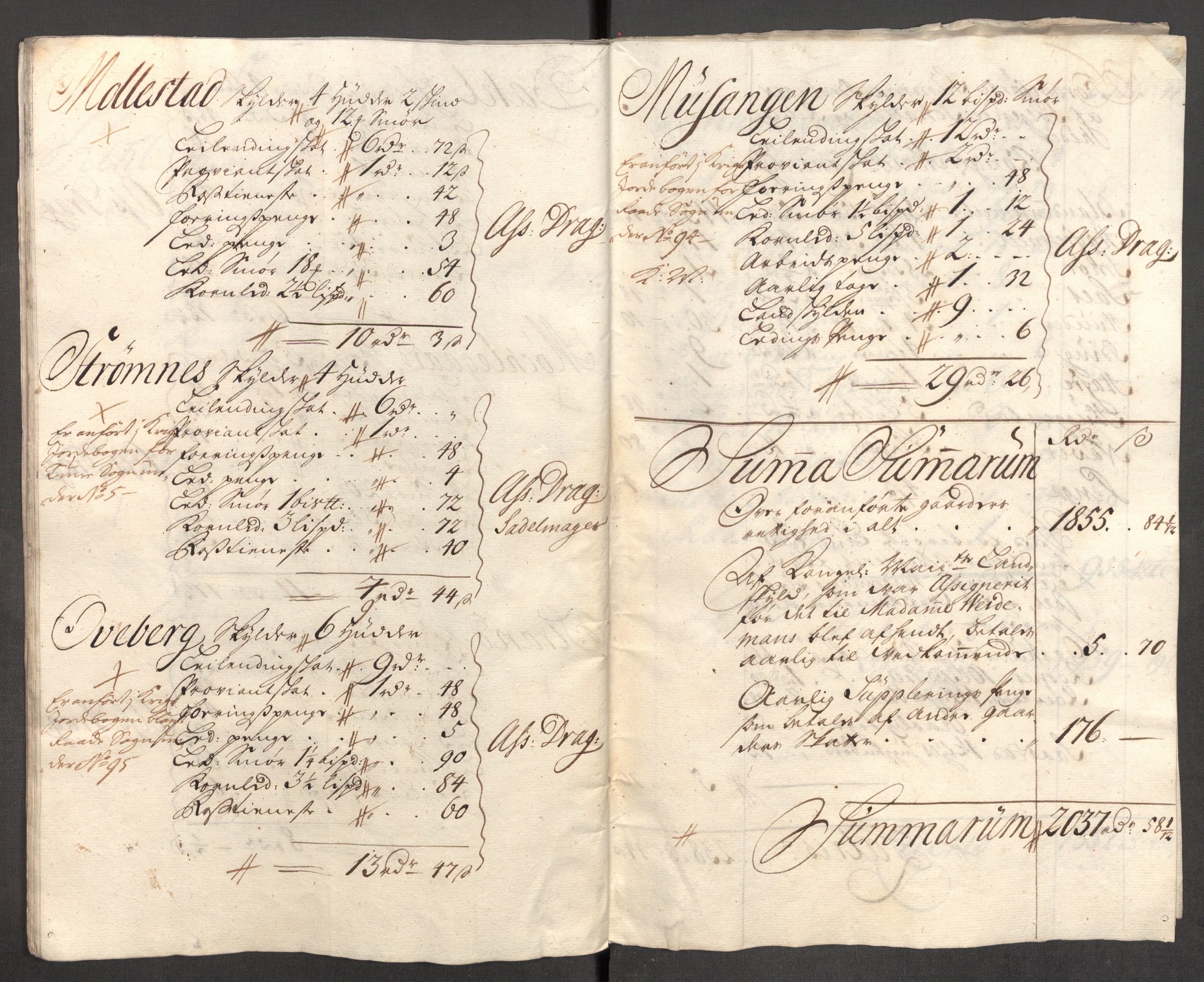 Rentekammeret inntil 1814, Reviderte regnskaper, Fogderegnskap, RA/EA-4092/R04/L0141: Fogderegnskap Moss, Onsøy, Tune, Veme og Åbygge, 1717, p. 152