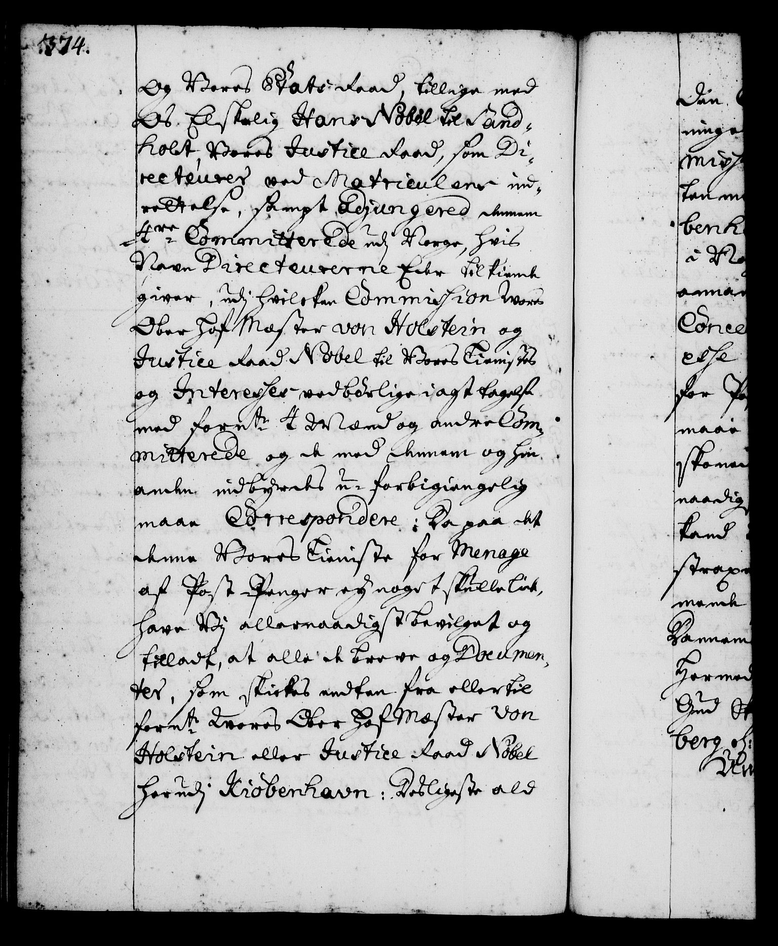 Rentekammeret, Kammerkanselliet, RA/EA-3111/G/Gg/Gga/L0001: Norsk ekspedisjonsprotokoll med register (merket RK 53.1), 1720-1723, p. 374