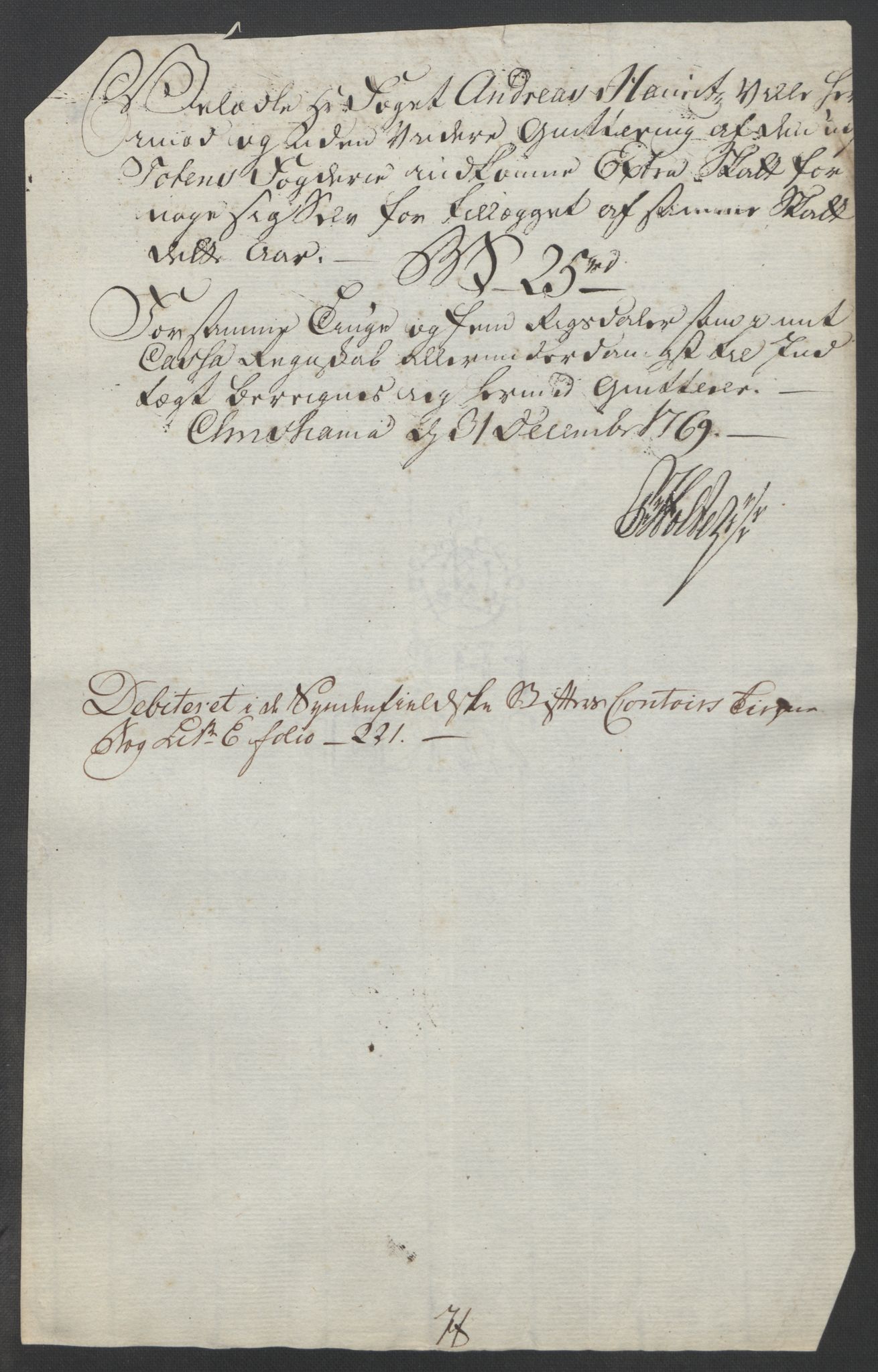 Rentekammeret inntil 1814, Reviderte regnskaper, Fogderegnskap, RA/EA-4092/R19/L1399: Fogderegnskap Toten, Hadeland og Vardal, 1762-1783, p. 169