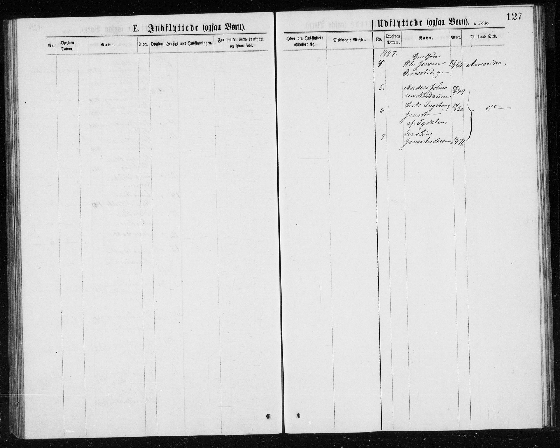 Ministerialprotokoller, klokkerbøker og fødselsregistre - Sør-Trøndelag, SAT/A-1456/685/L0977: Parish register (copy) no. 685C02, 1879-1890, p. 127