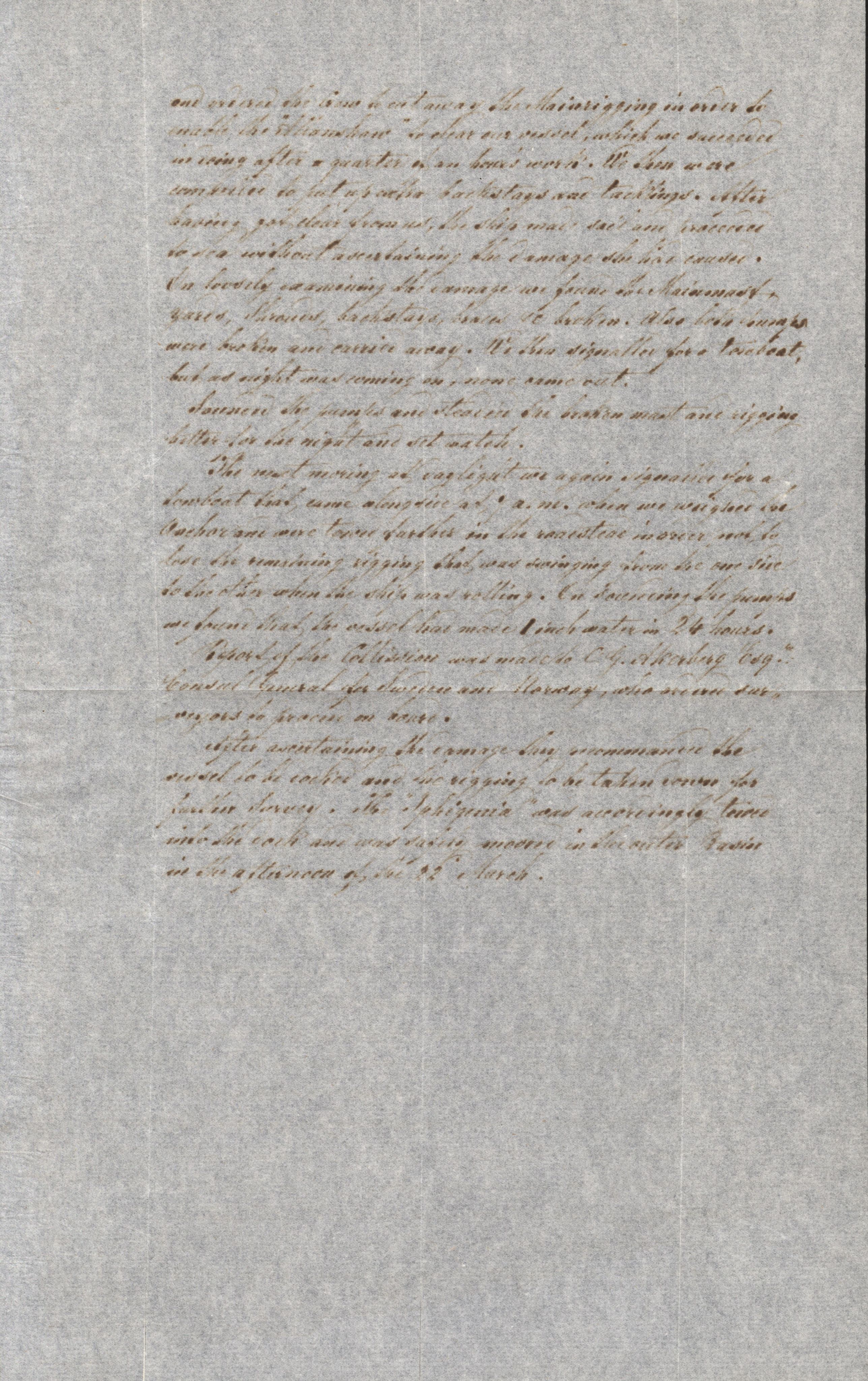 Pa 63 - Østlandske skibsassuranceforening, VEMU/A-1079/G/Ga/L0016/0011: Havaridokumenter / Elise, Dux, Dagmar, Dacapo, Louis, Iphignia, 1883, p. 78