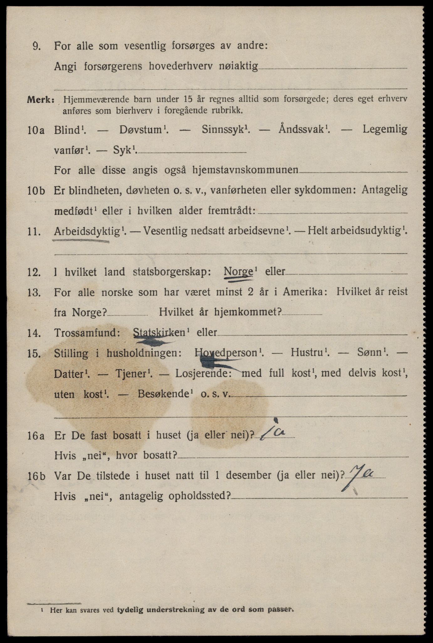 SAST, 1920 census for Stavanger, 1920, p. 73131