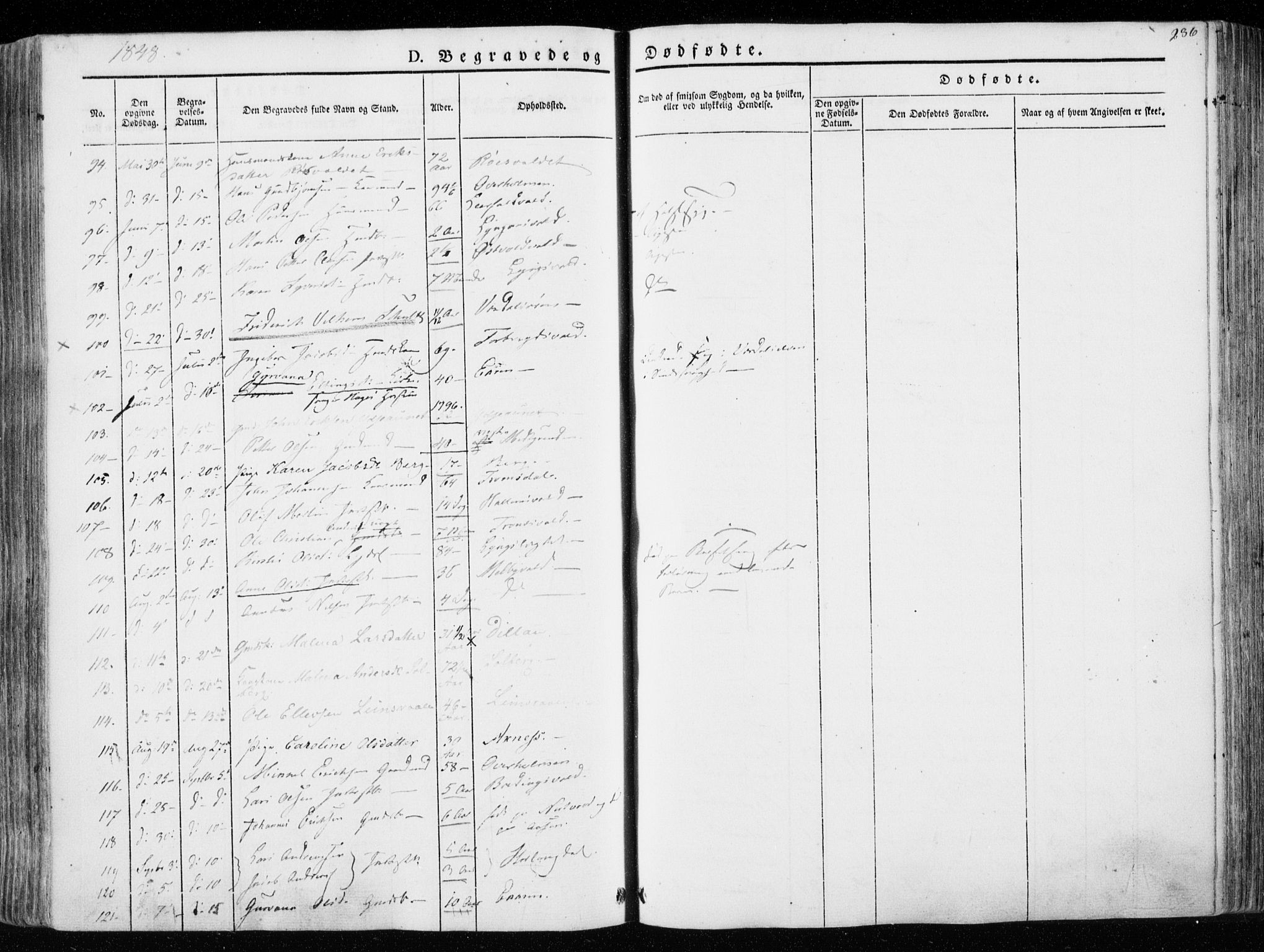 Ministerialprotokoller, klokkerbøker og fødselsregistre - Nord-Trøndelag, SAT/A-1458/723/L0239: Parish register (official) no. 723A08, 1841-1851, p. 286