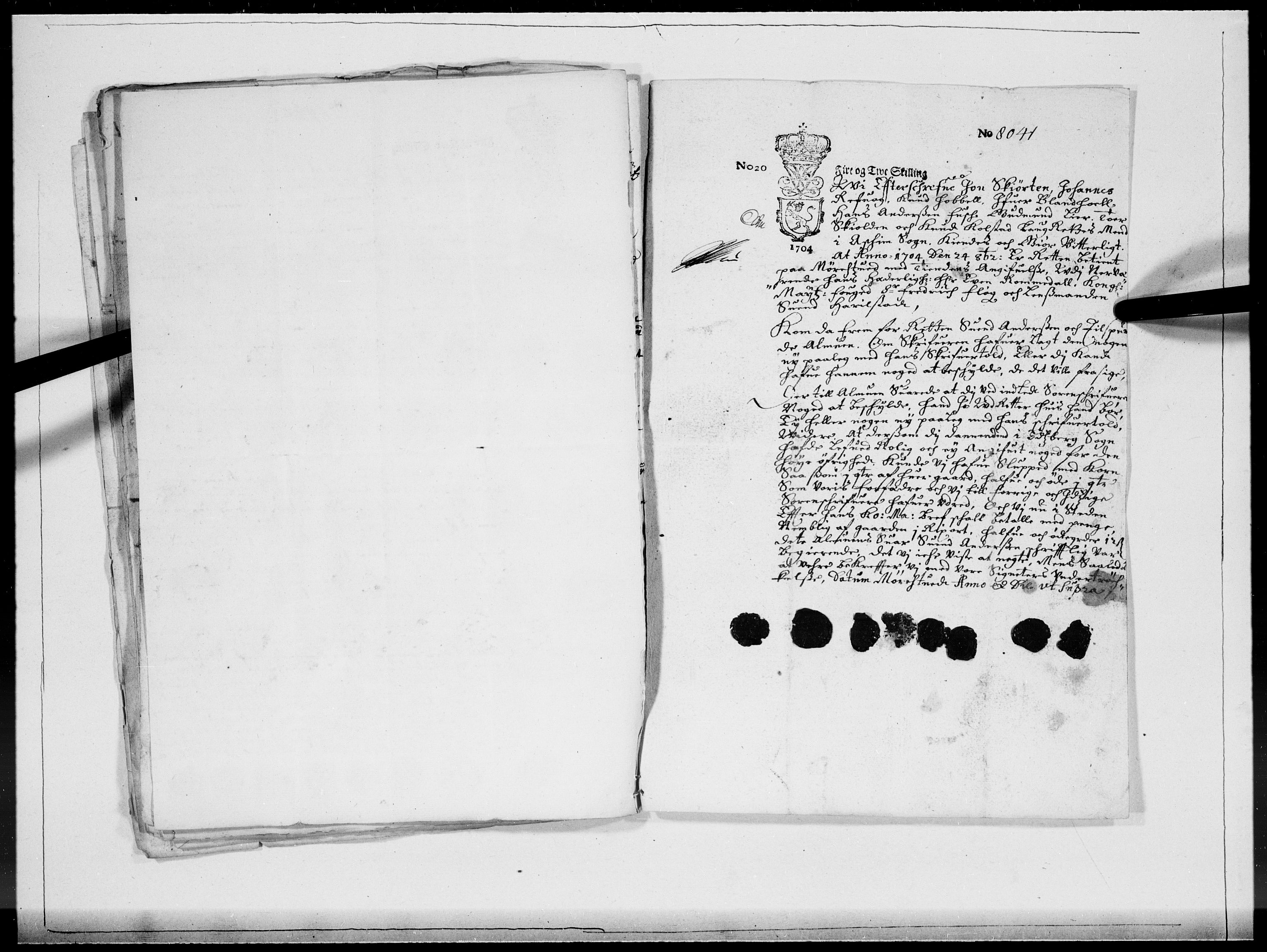 Danske Kanselli 1572-1799, AV/RA-EA-3023/F/Fc/Fcc/Fcca/L0058: Norske innlegg 1572-1799, 1705, p. 97