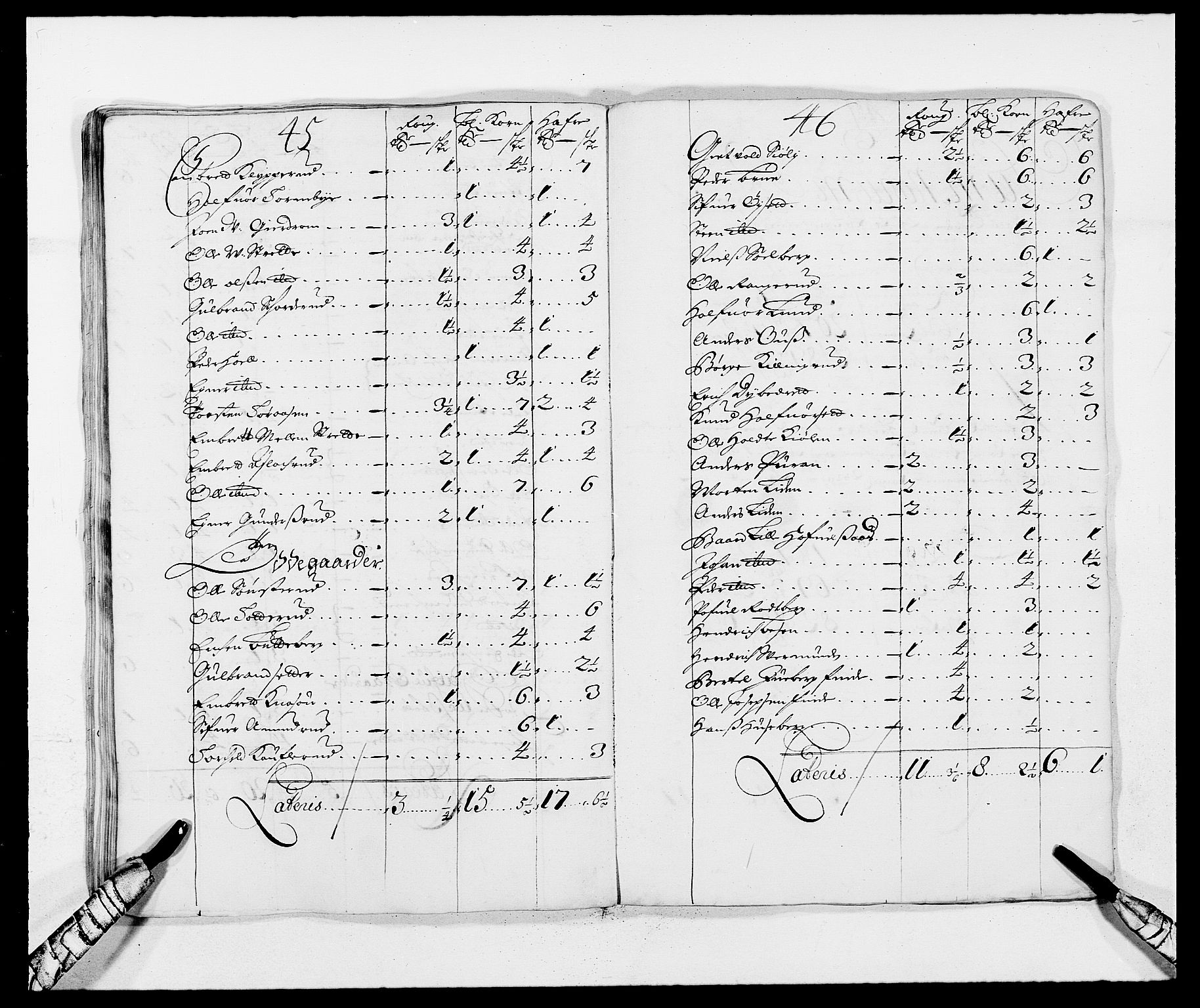 Rentekammeret inntil 1814, Reviderte regnskaper, Fogderegnskap, AV/RA-EA-4092/R13/L0827: Fogderegnskap Solør, Odal og Østerdal, 1689, p. 203