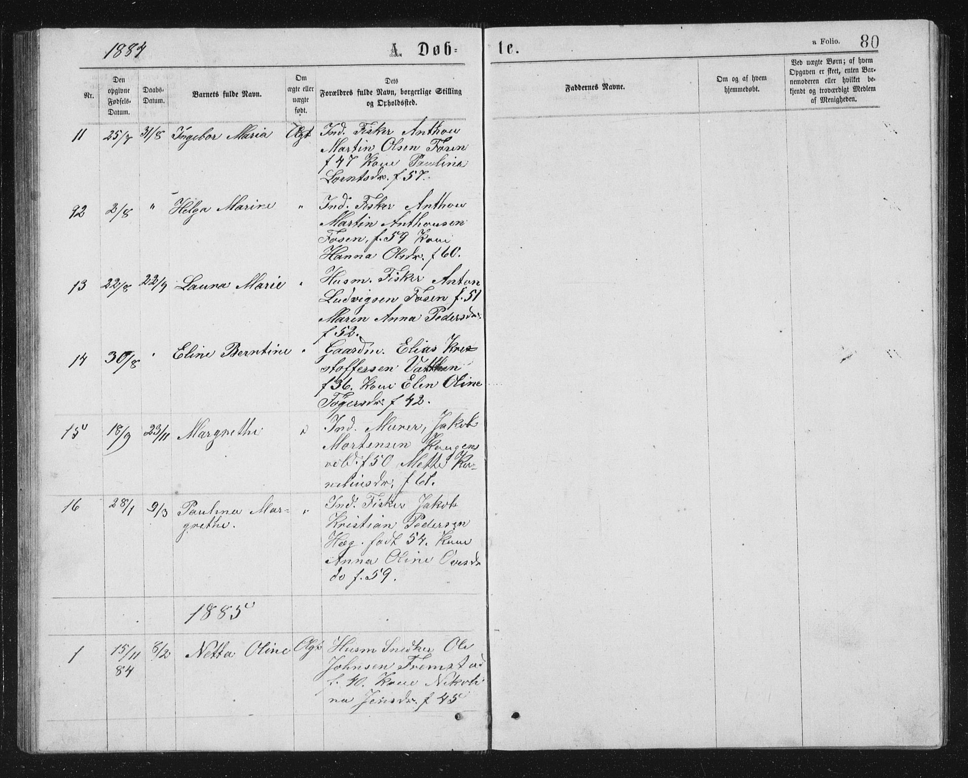 Ministerialprotokoller, klokkerbøker og fødselsregistre - Sør-Trøndelag, SAT/A-1456/662/L0756: Parish register (copy) no. 662C01, 1869-1891, p. 80