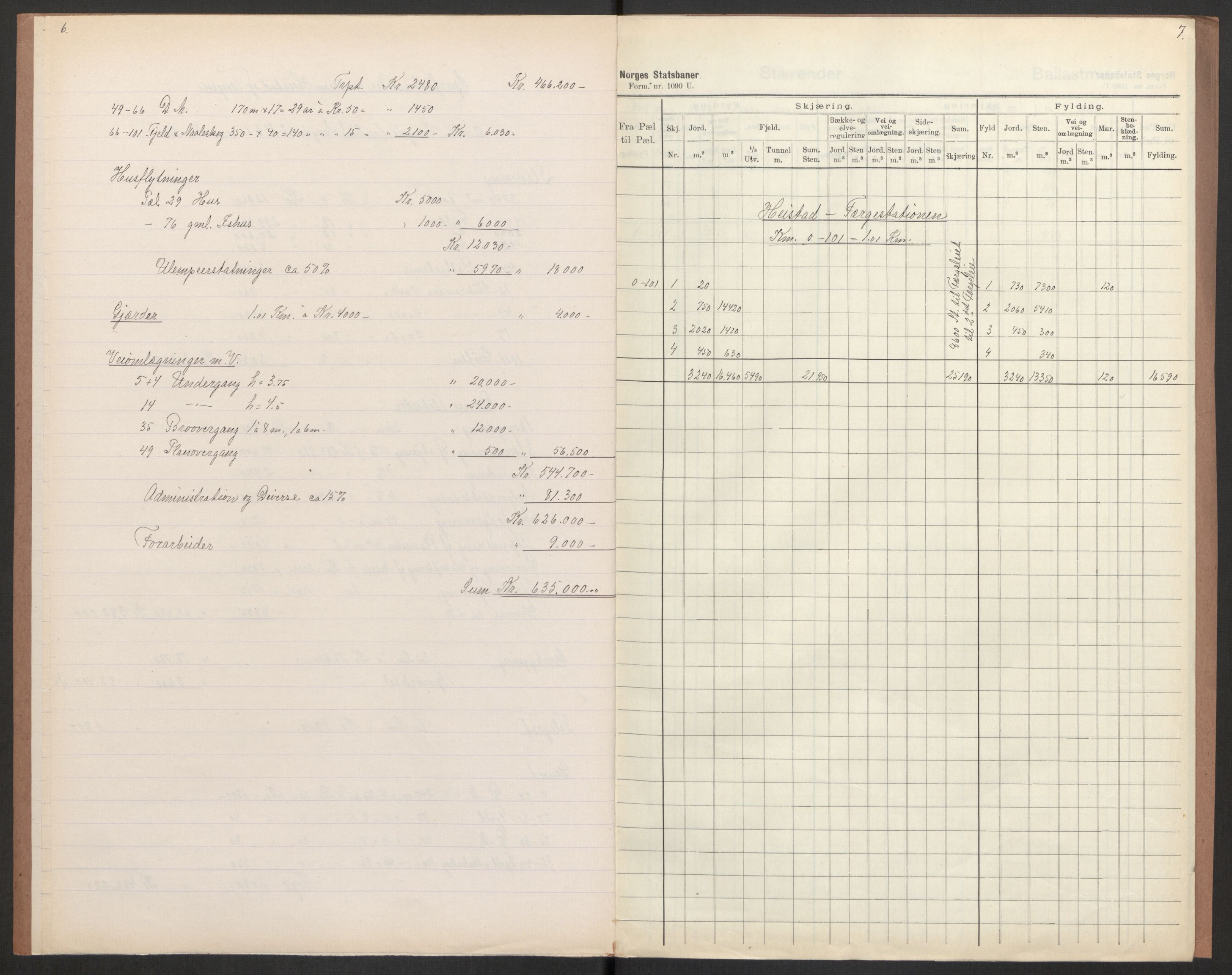 Norges Statsbaner, Baneavdelingen B, AV/RA-S-1619/1/F/Fa/L0042: NORGE-JYLLAND, 1920, p. 236