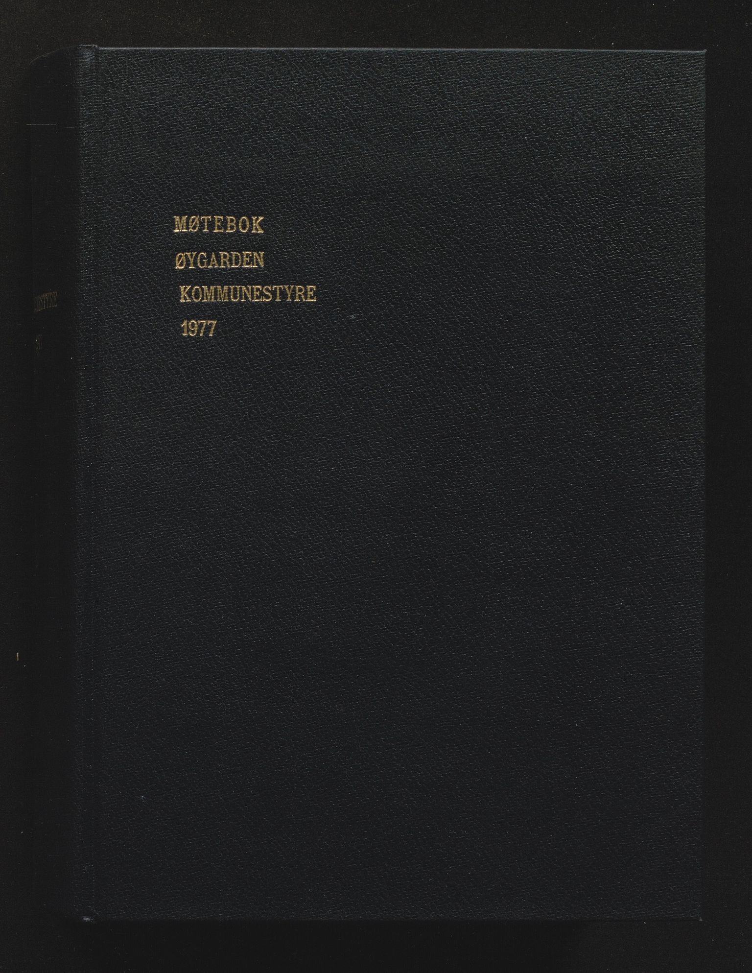 Øygarden kommune. Formannskapet, IKAH/1259b-021/A/Aa/L0004: Møtebøker, 1977