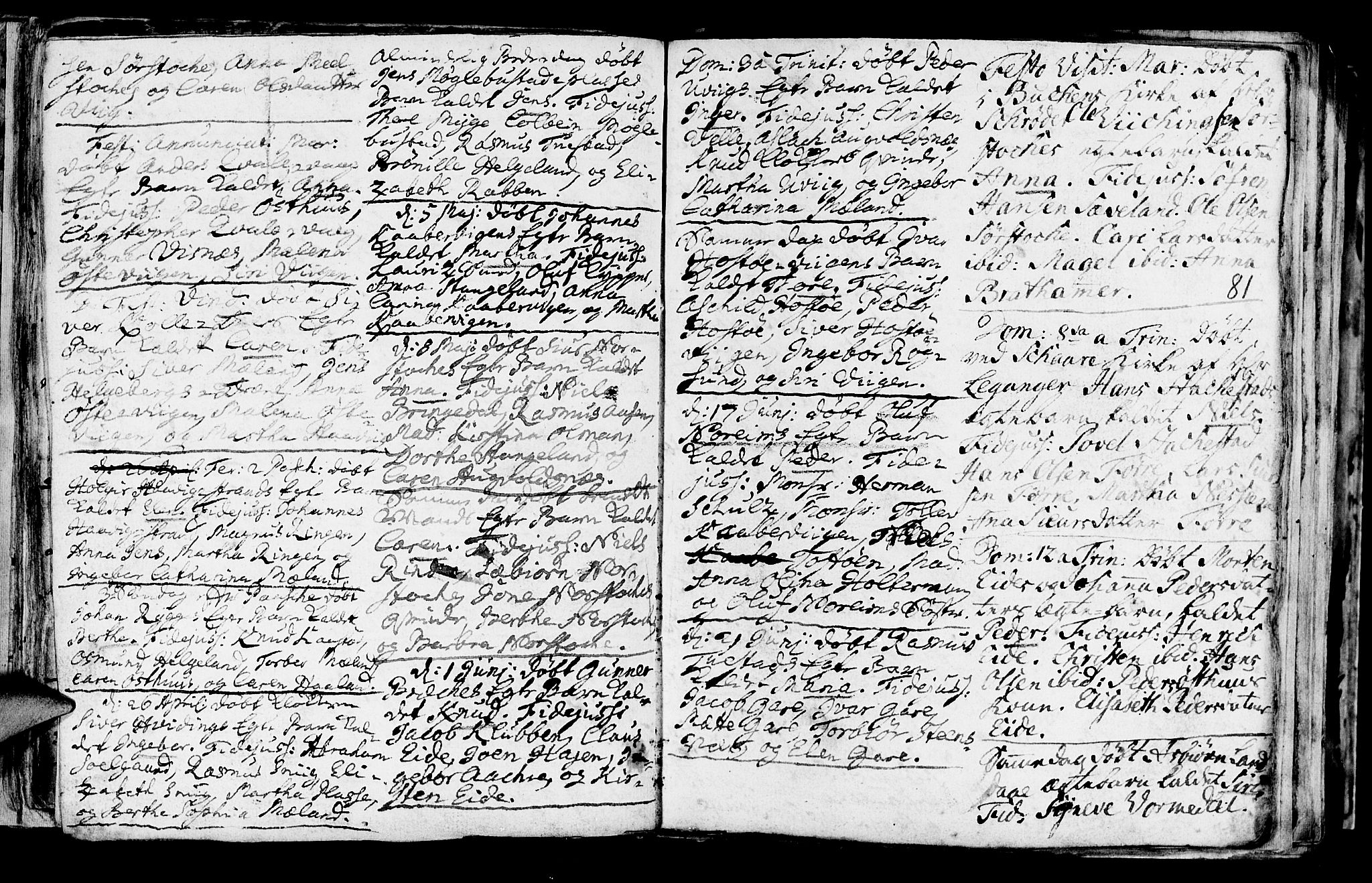 Avaldsnes sokneprestkontor, AV/SAST-A -101851/H/Ha/Haa/L0001: Parish register (official) no. A 1, 1711-1764, p. 81