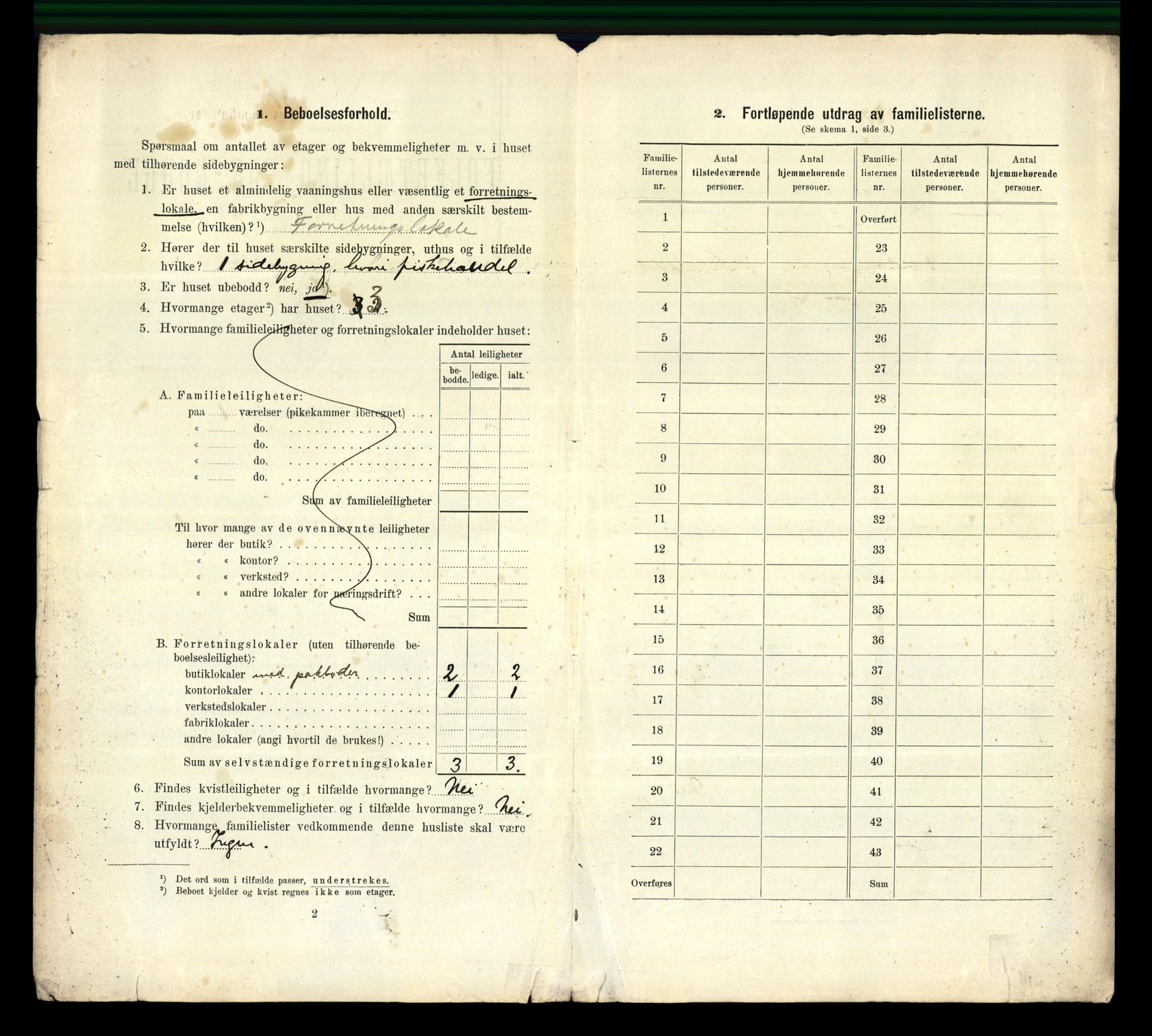 RA, 1910 census for Farsund, 1910, p. 682