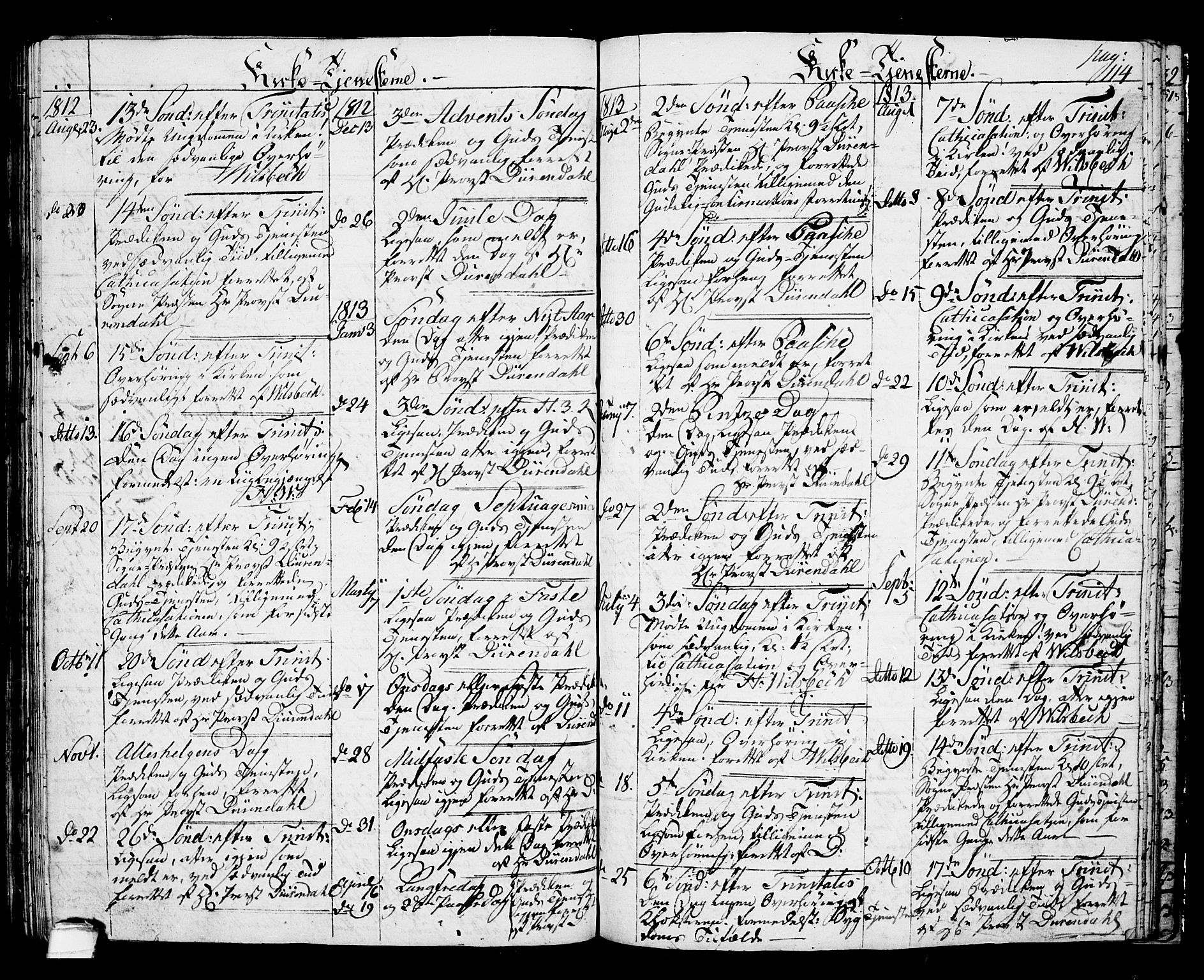 Langesund kirkebøker, SAKO/A-280/G/Ga/L0002: Parish register (copy) no. 2, 1801-1815, p. 114