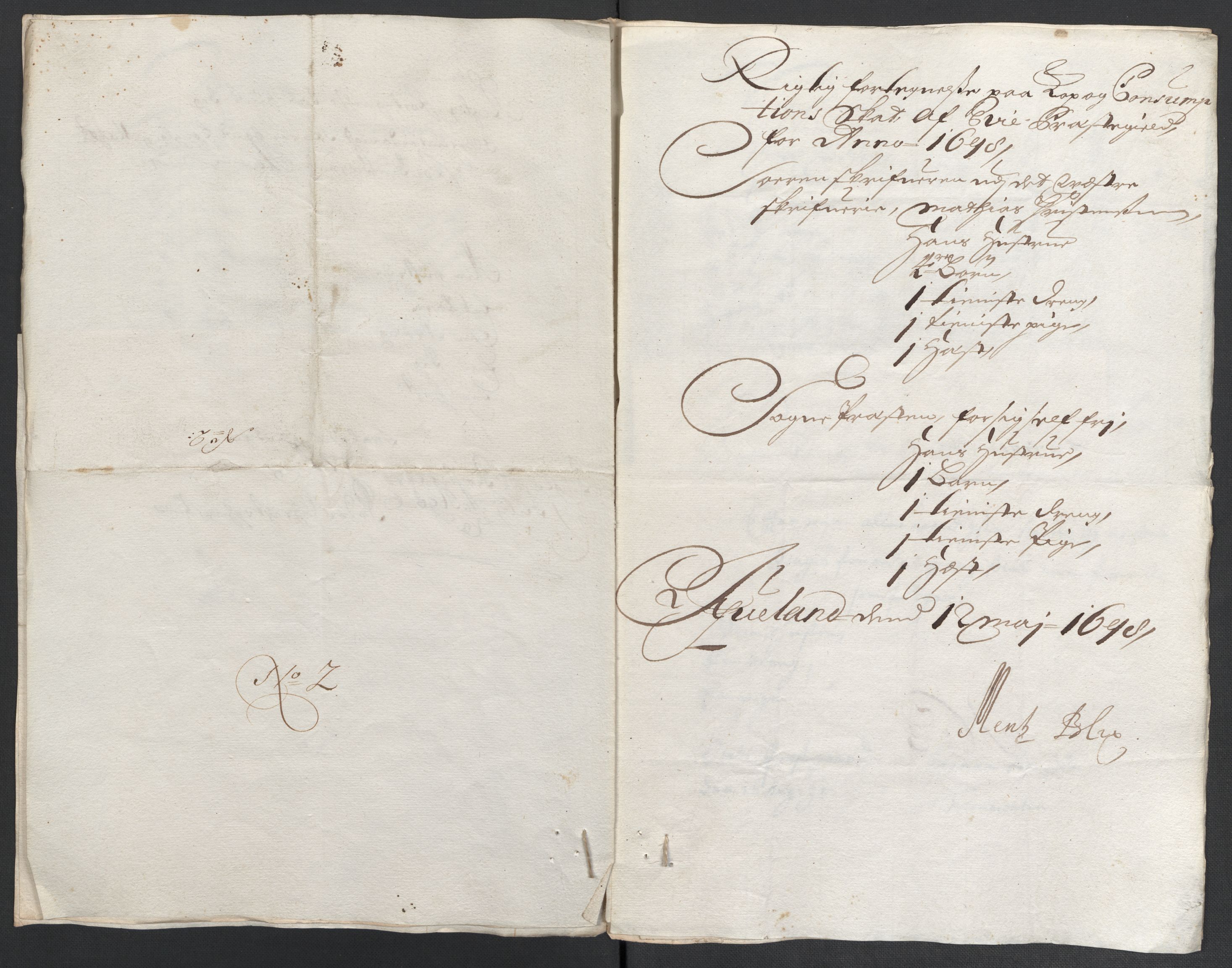 Rentekammeret inntil 1814, Reviderte regnskaper, Fogderegnskap, RA/EA-4092/R40/L2445: Fogderegnskap Råbyggelag, 1697-1699, p. 152