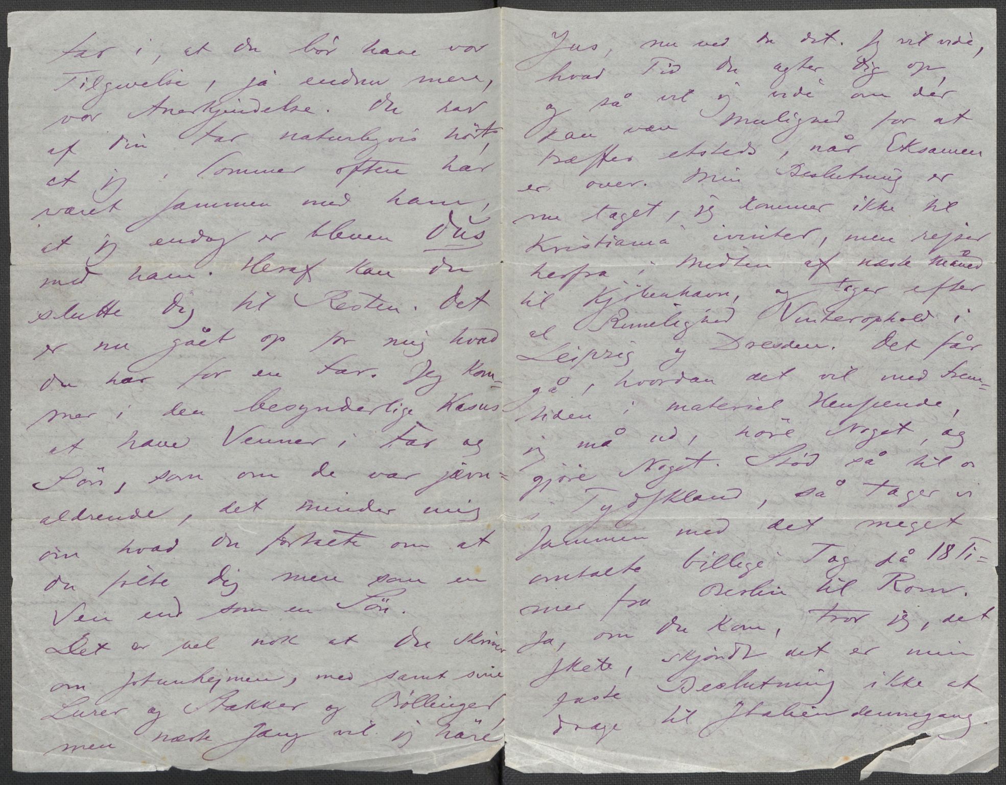 Beyer, Frants, AV/RA-PA-0132/F/L0001: Brev fra Edvard Grieg til Frantz Beyer og "En del optegnelser som kan tjene til kommentar til brevene" av Marie Beyer, 1872-1907, p. 39