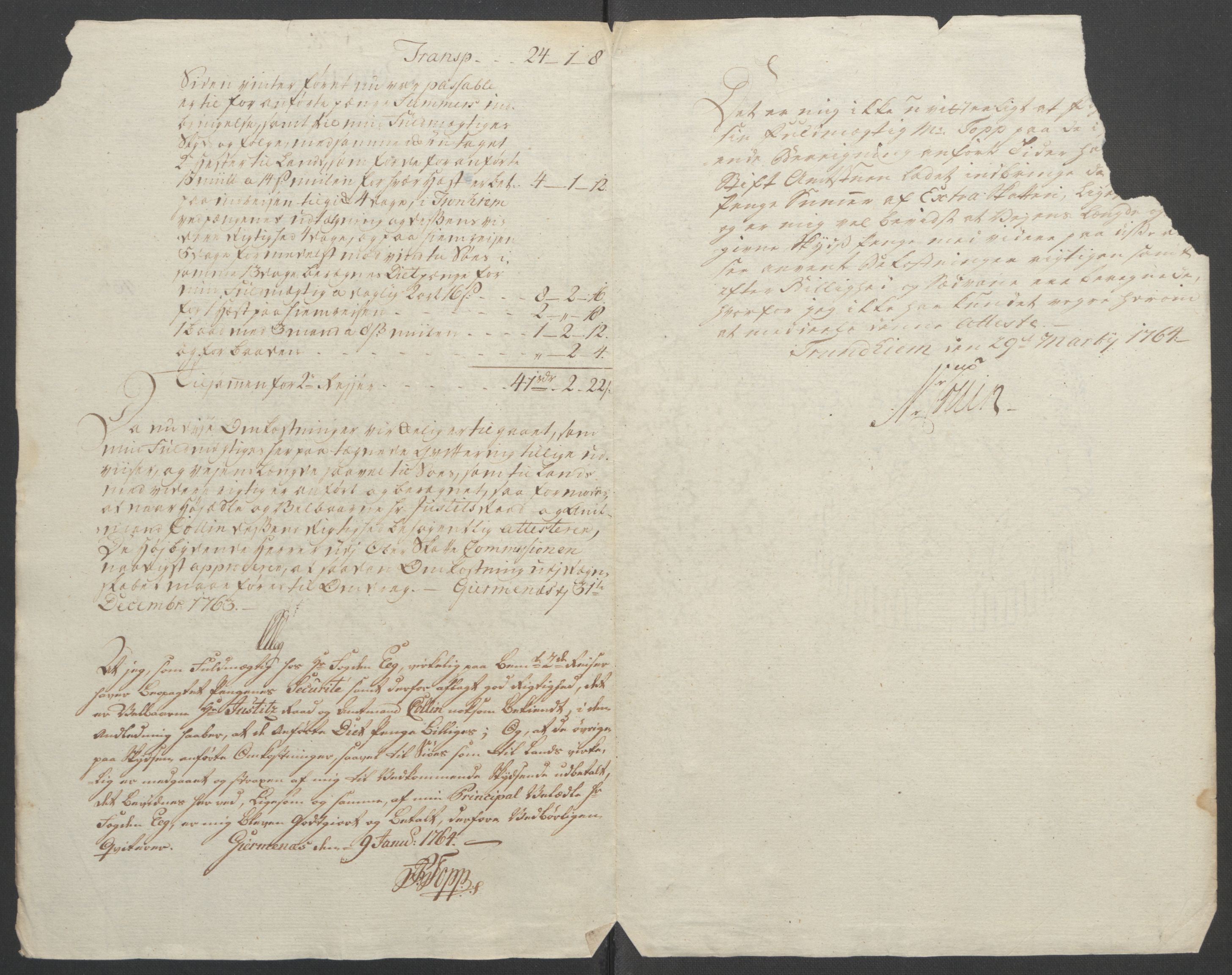 Rentekammeret inntil 1814, Reviderte regnskaper, Fogderegnskap, AV/RA-EA-4092/R55/L3730: Ekstraskatten Romsdal, 1762-1763, p. 357