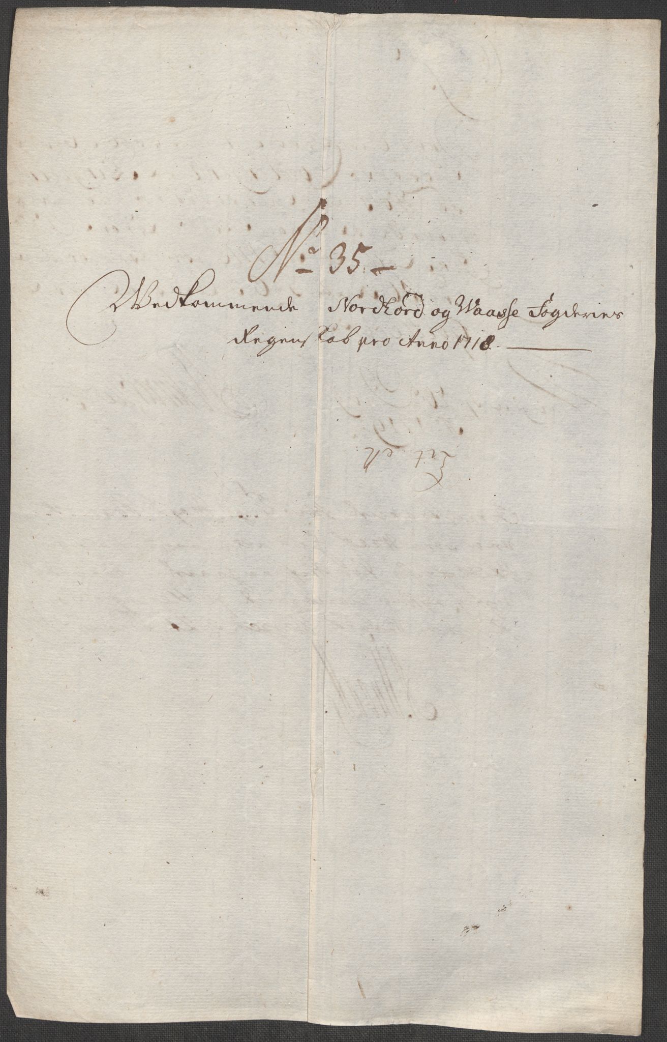 Rentekammeret inntil 1814, Reviderte regnskaper, Fogderegnskap, AV/RA-EA-4092/R51/L3202: Fogderegnskap Nordhordland og Voss, 1718, p. 156