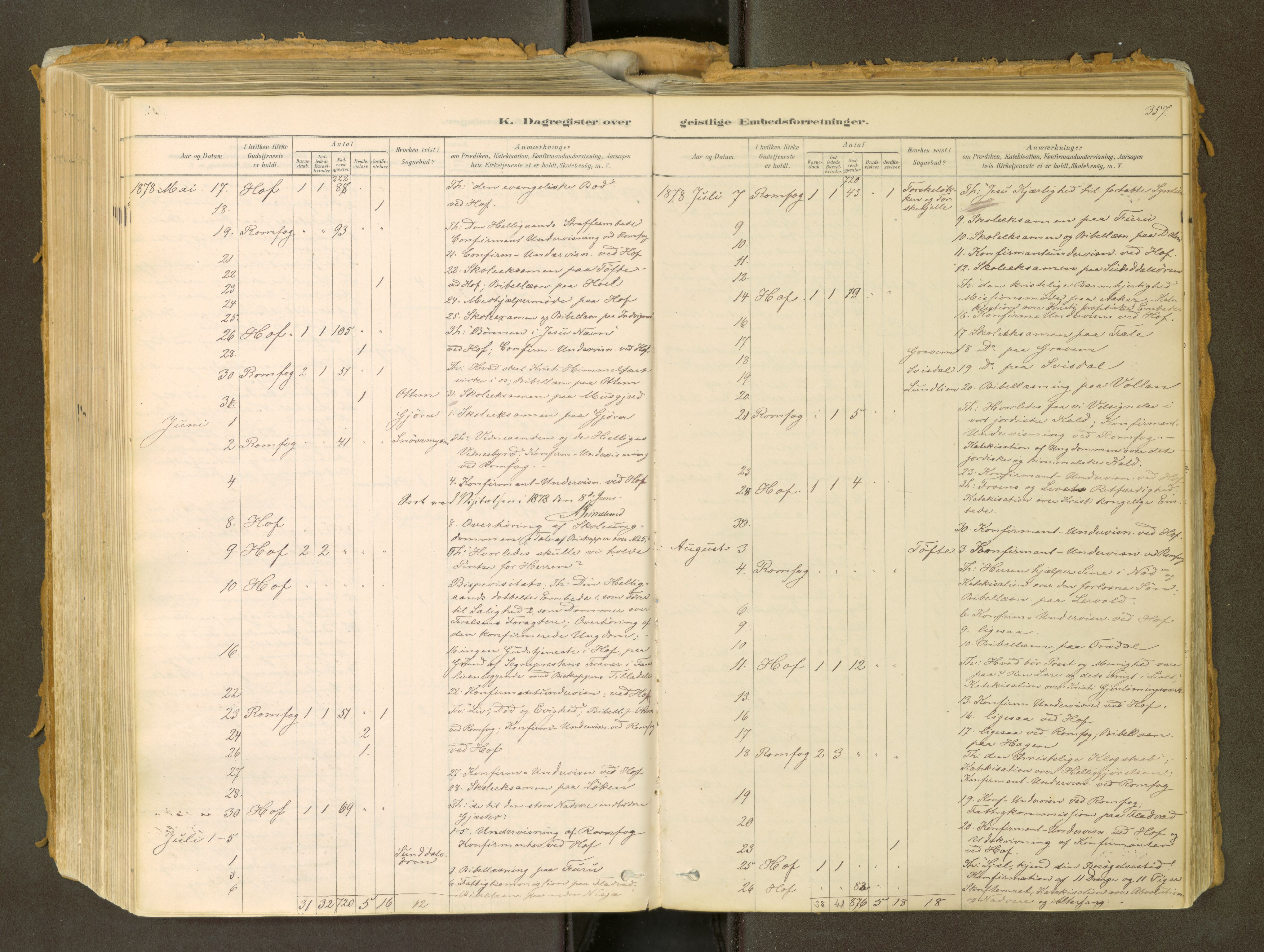 Sunndal sokneprestkontor, SAT/A-1085/1/I/I1/I1a: Parish register (official) no. 2, 1877-1914, p. 357