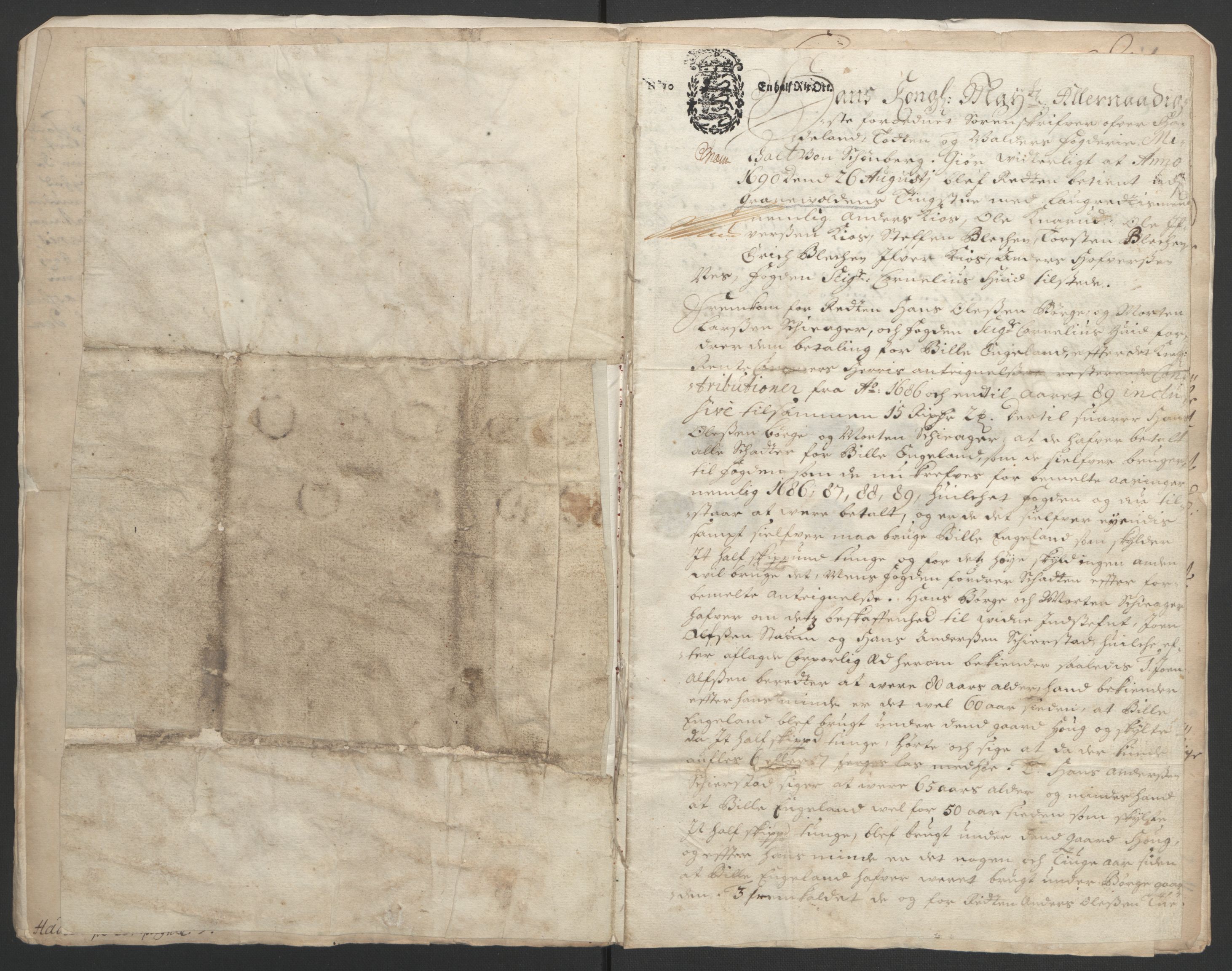 Rentekammeret inntil 1814, Reviderte regnskaper, Fogderegnskap, AV/RA-EA-4092/R18/L1292: Fogderegnskap Hadeland, Toten og Valdres, 1693-1694, p. 448