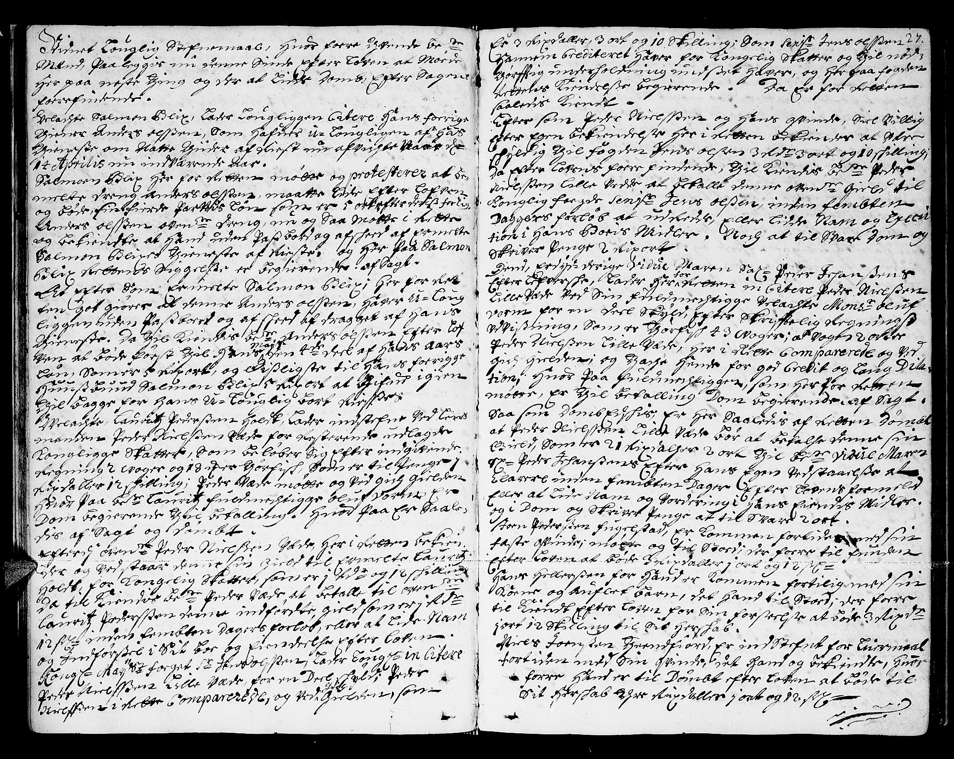 Namdal sorenskriveri, AV/SAT-A-4133/1/1/1A/L0002: Tingbok, 1693-1699, p. 26b-27a