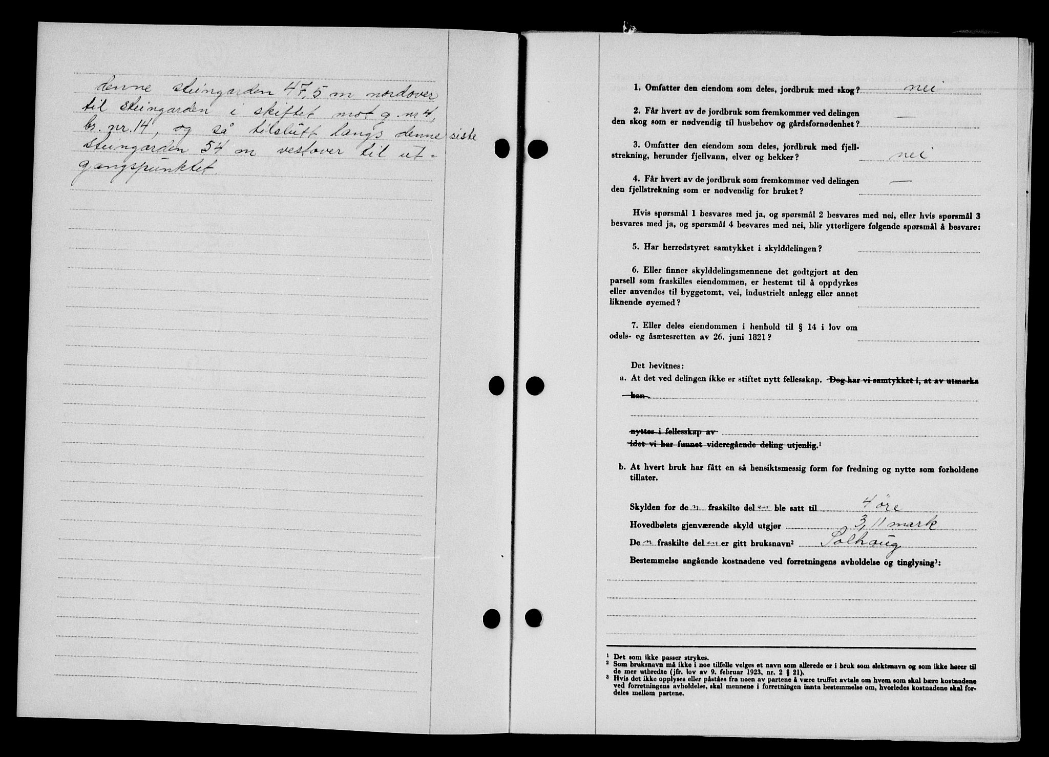 Karmsund sorenskriveri, SAST/A-100311/01/II/IIB/L0098: Mortgage book no. 78A, 1949-1950, Diary no: : 3120/1949