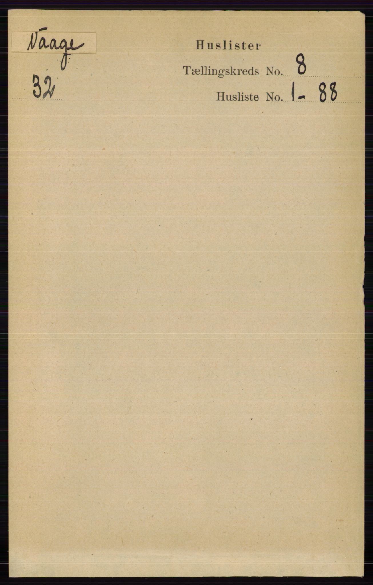 RA, 1891 census for 0515 Vågå, 1891, p. 4790