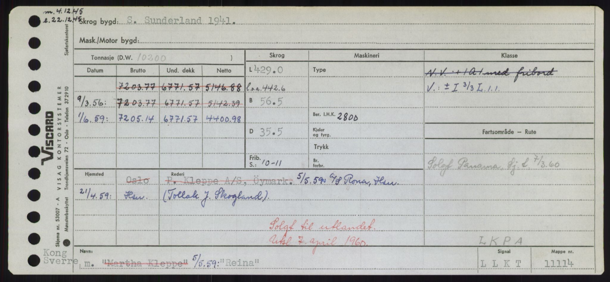 Sjøfartsdirektoratet med forløpere, Skipsmålingen, RA/S-1627/H/Hd/L0030: Fartøy, Q-Riv, p. 365