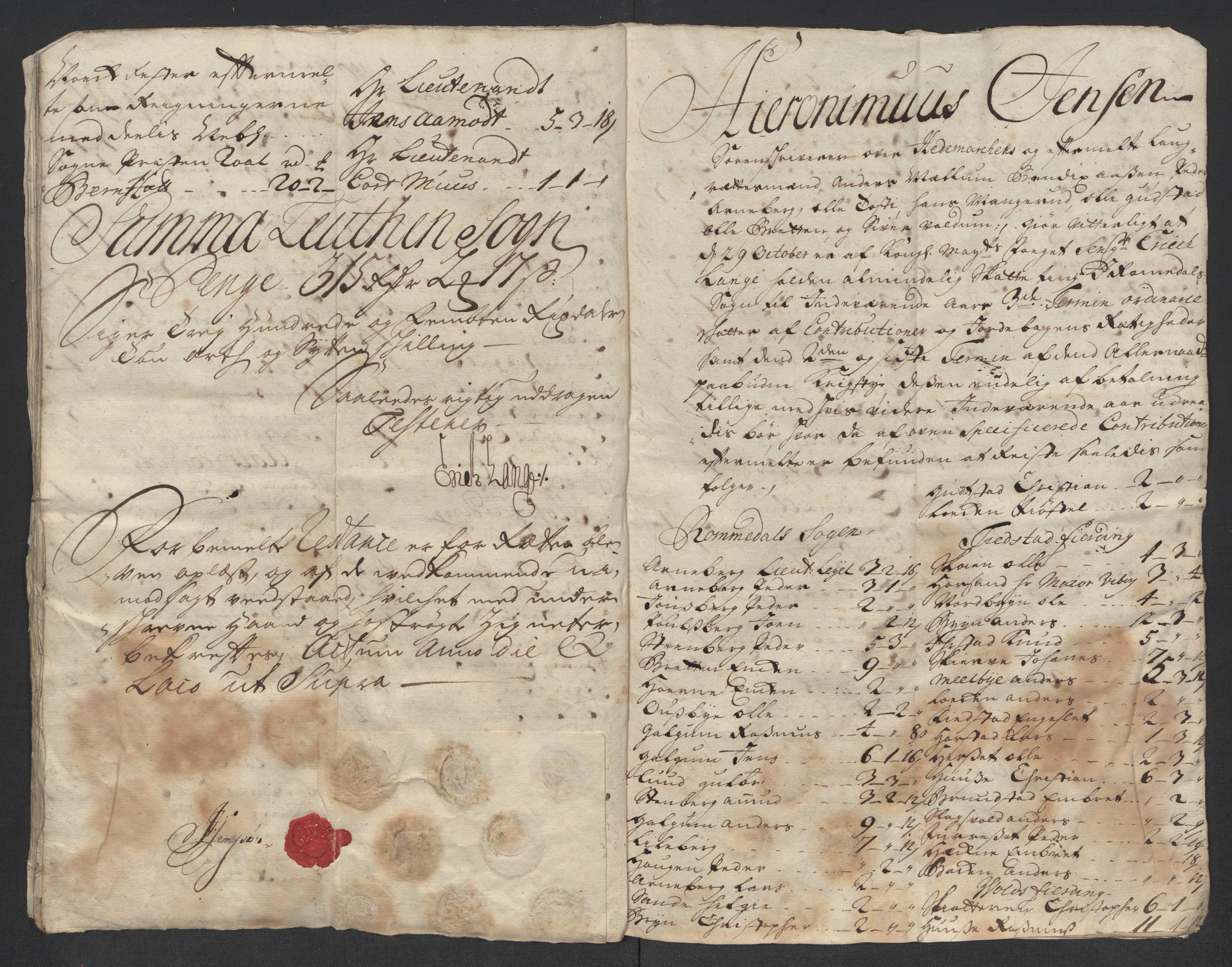 Rentekammeret inntil 1814, Reviderte regnskaper, Fogderegnskap, AV/RA-EA-4092/R16/L1057: Fogderegnskap Hedmark, 1718, p. 391