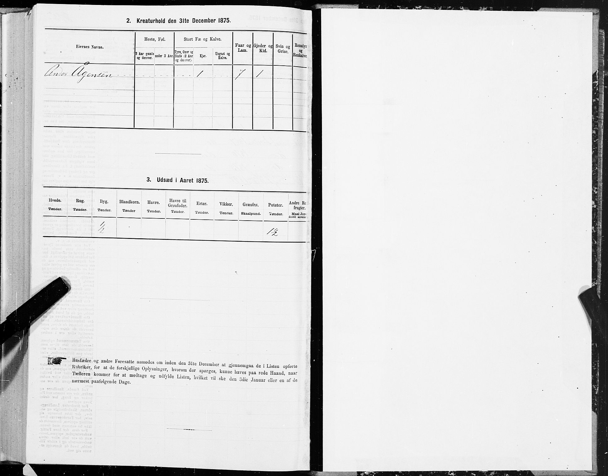 SAT, 1875 census for 1848P Steigen, 1875