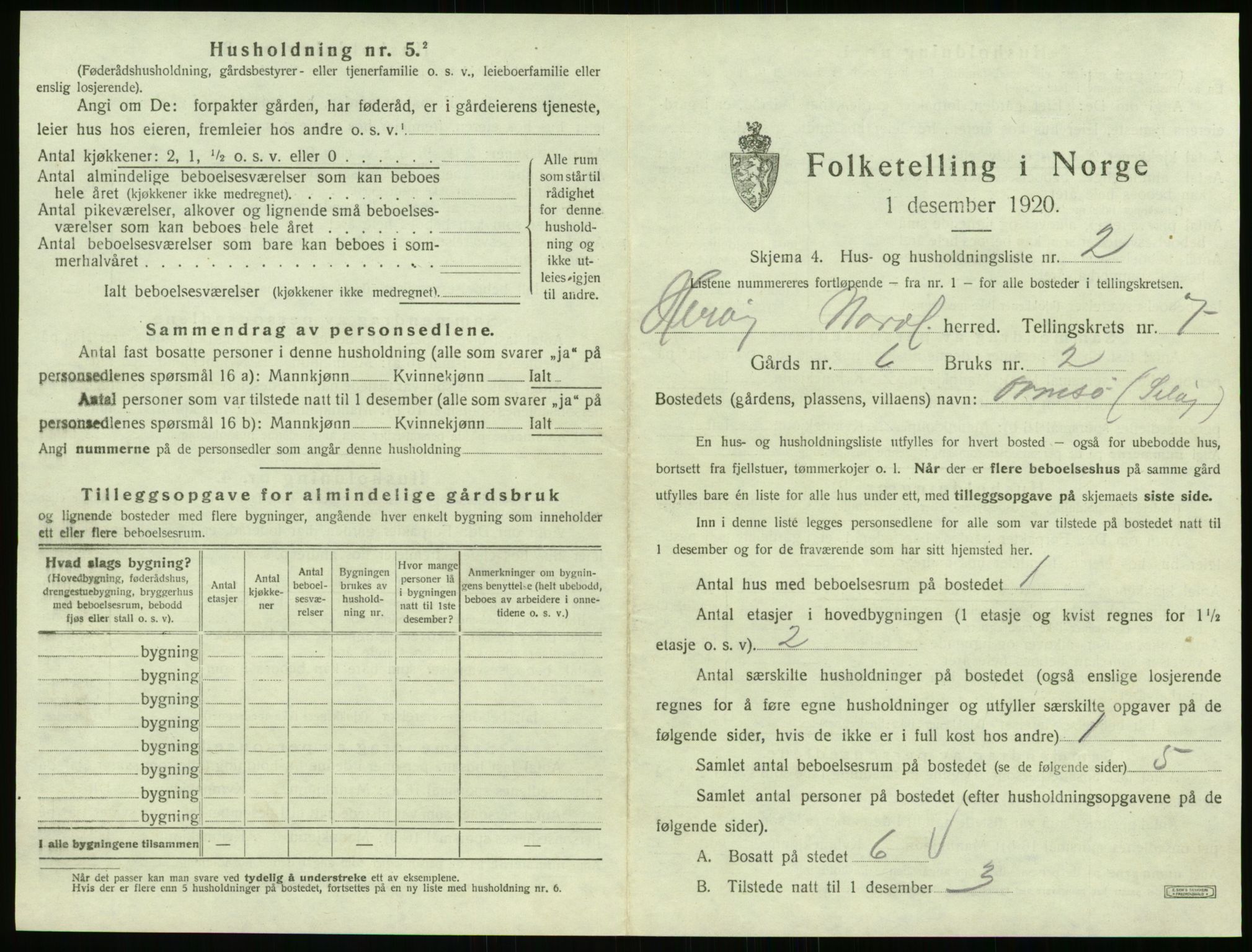 SAT, 1920 census for Herøy, 1920, p. 664