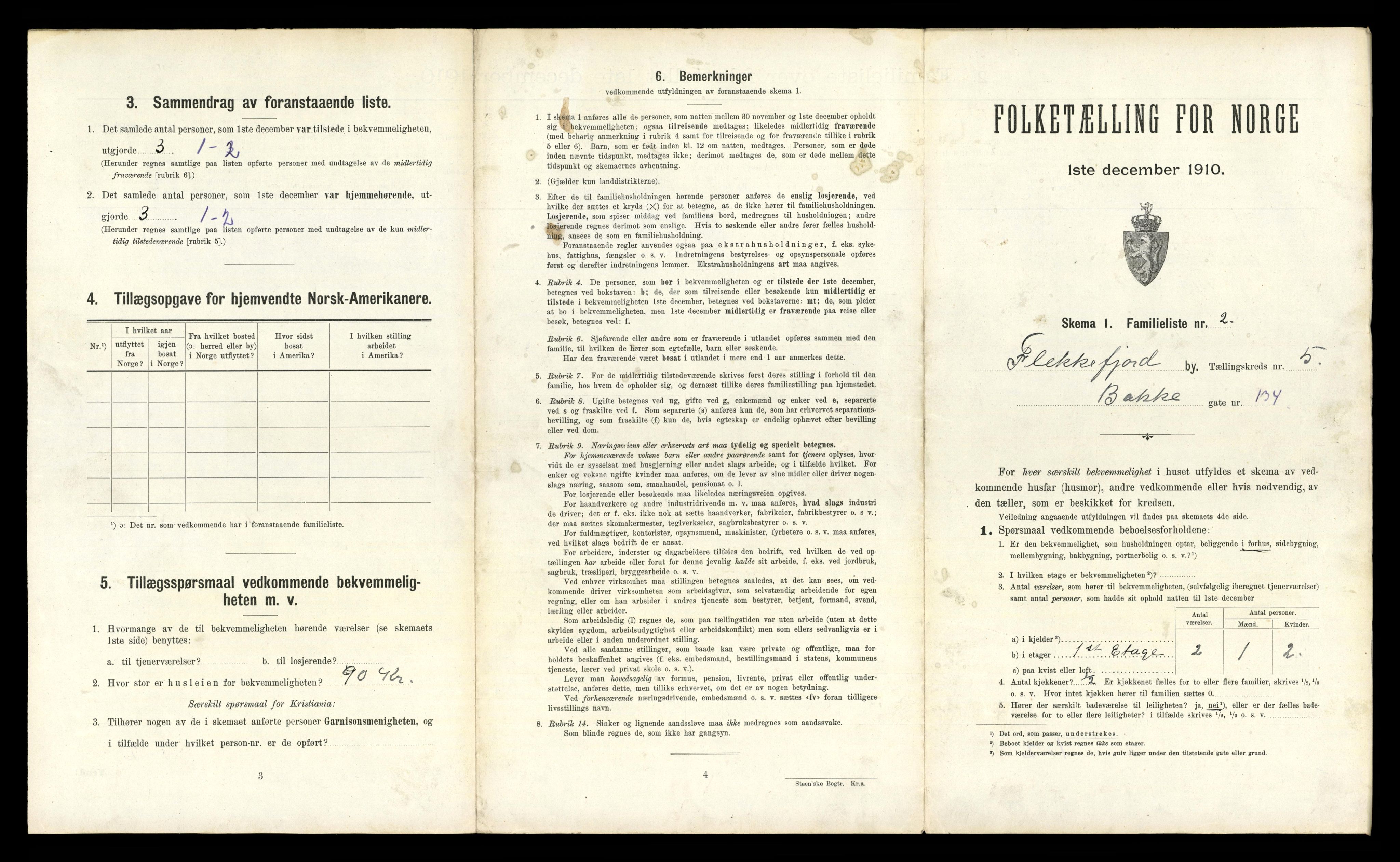 RA, 1910 census for Flekkefjord, 1910, p. 518