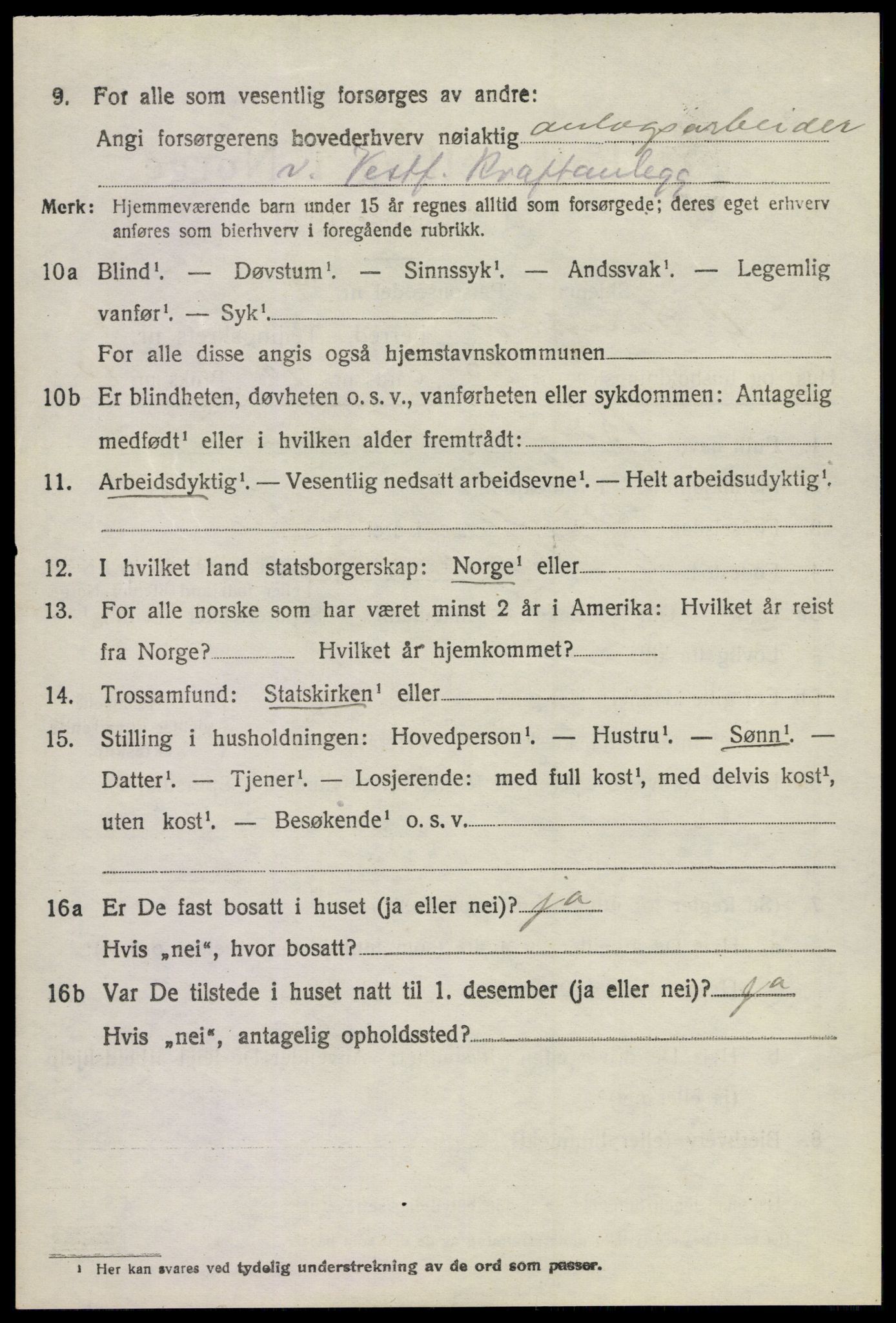 SAKO, 1920 census for Øvre Sandsvær, 1920, p. 1591