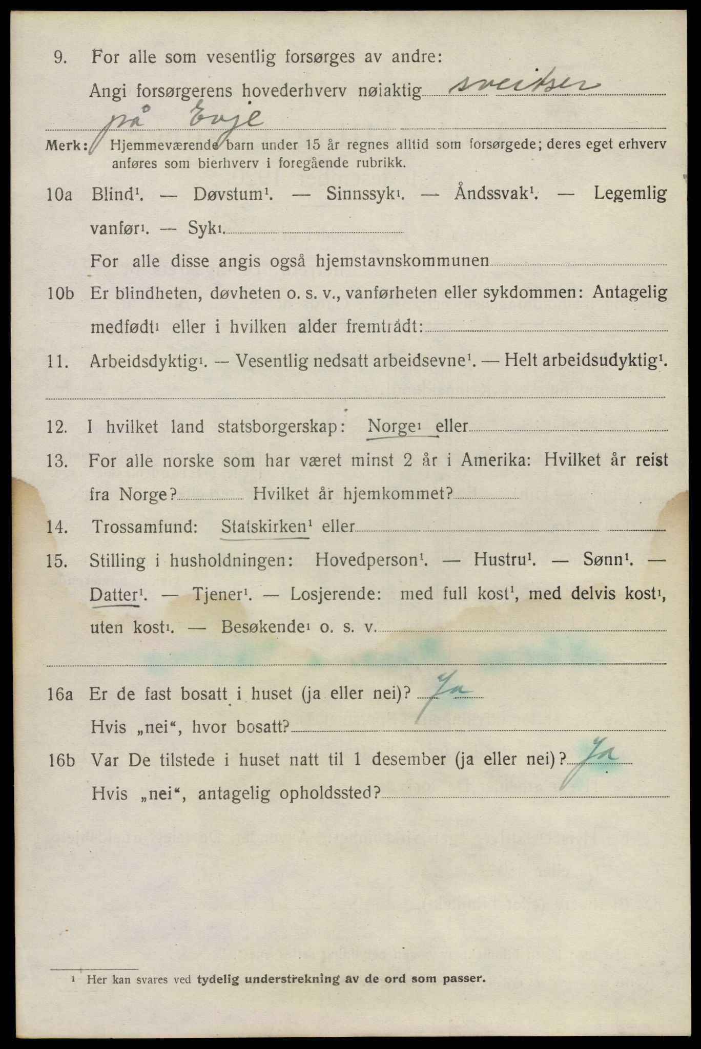 SAO, 1920 census for Rygge, 1920, p. 9752