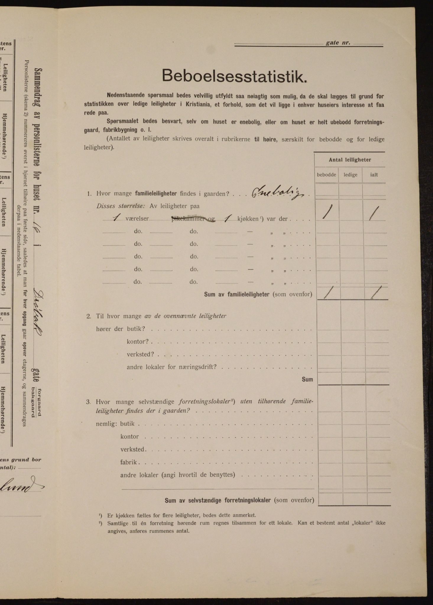 OBA, Municipal Census 1912 for Kristiania, 1912, p. 17357